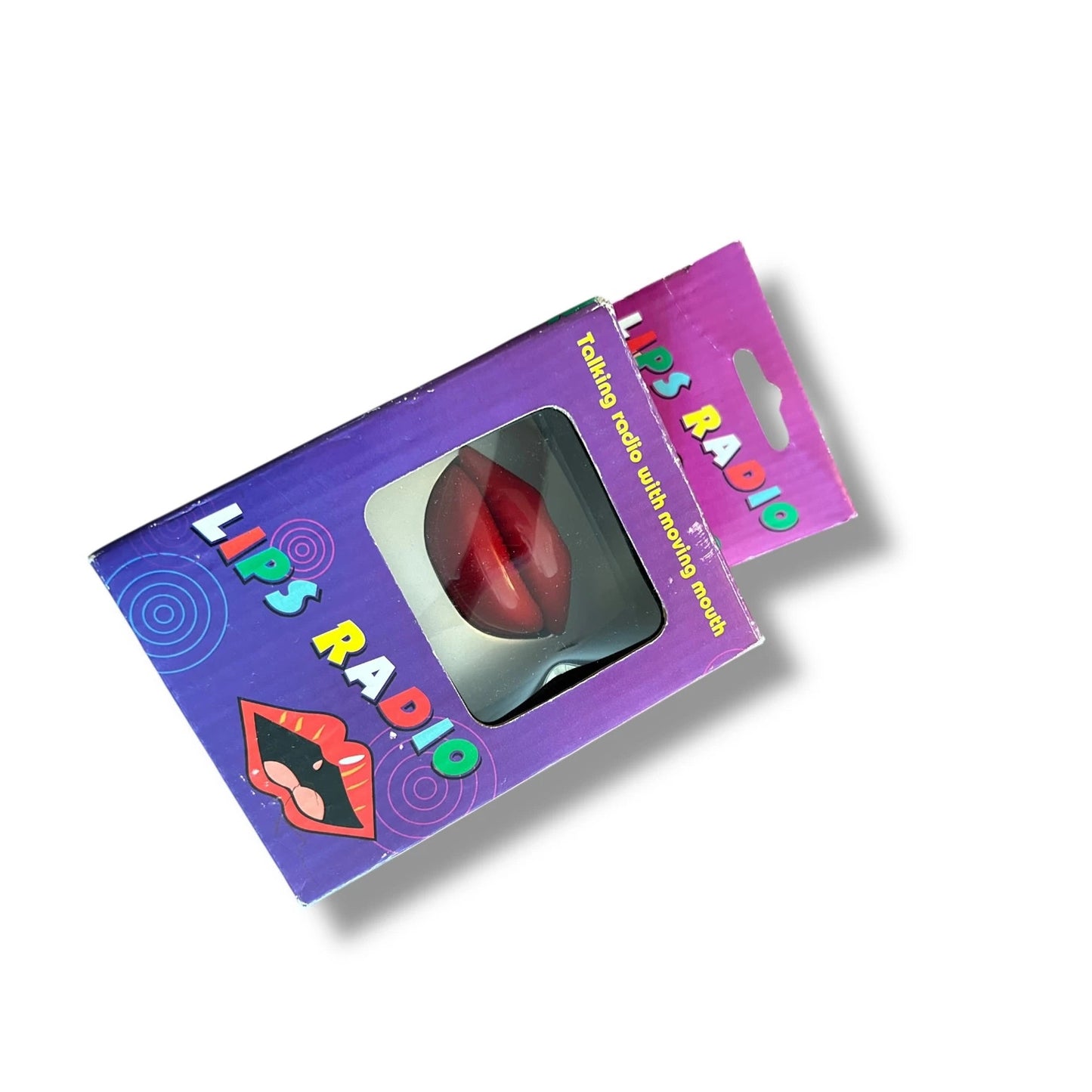 Vintage 1990s Talking FM Novelty Radio – Lips Mouth Animation