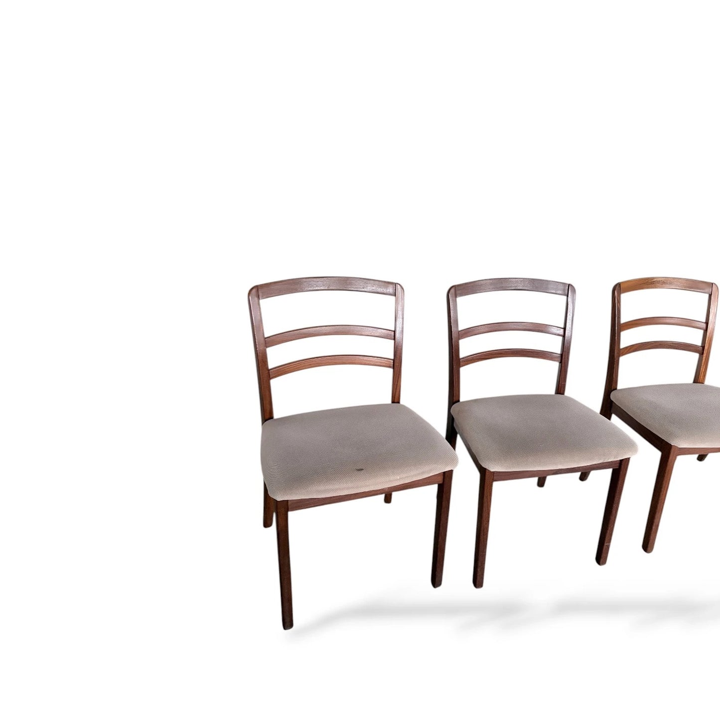 Set of 4 G Plan Ladder Back Dining Chairs | Mid-Century Teak