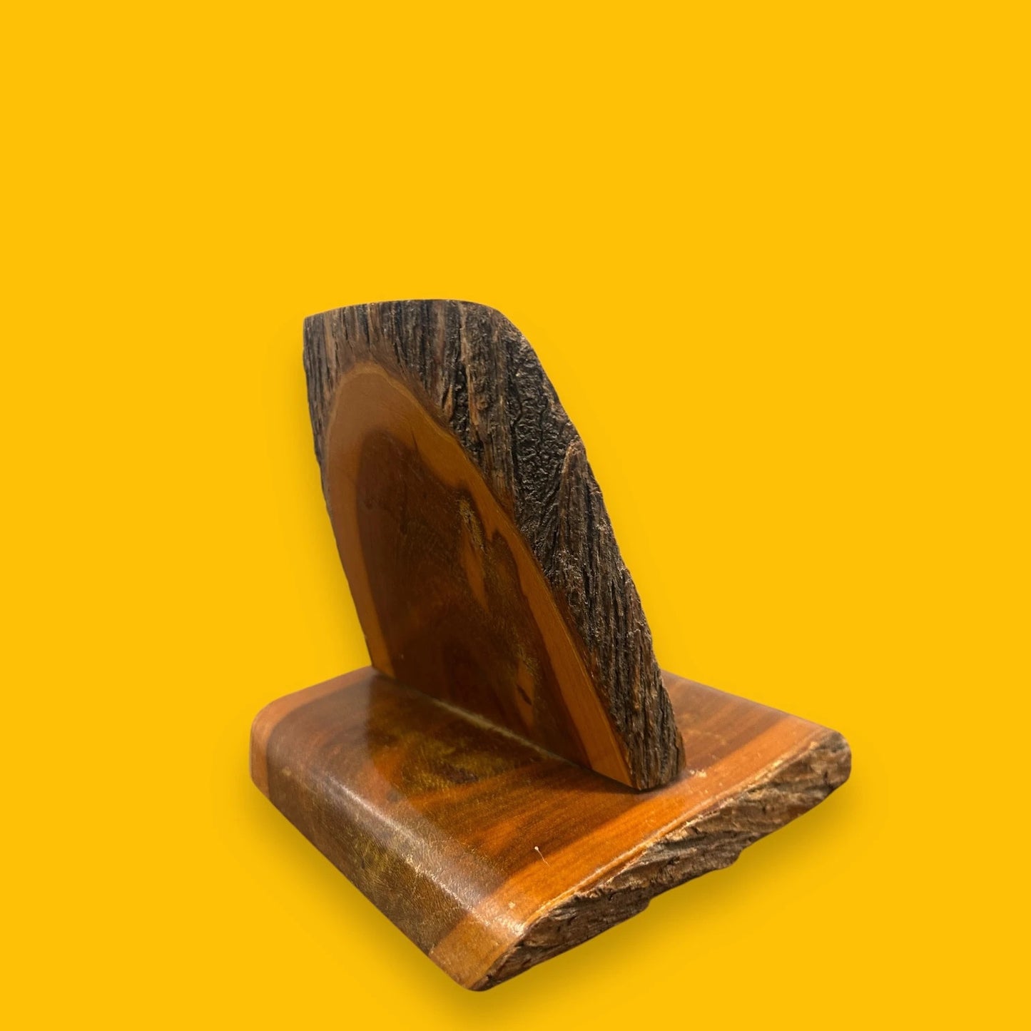 Vintage 1980s Tree Bark Perpetual Calendar