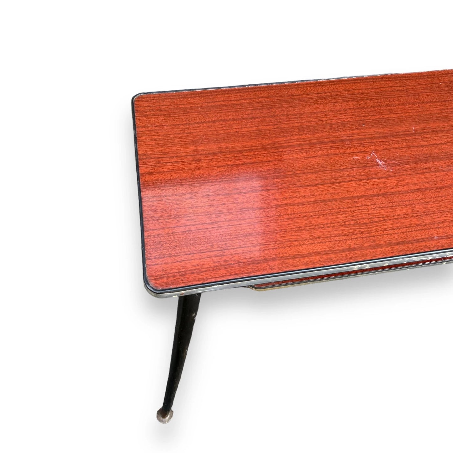 Mid-Century Coffee Table With Magazine Rack