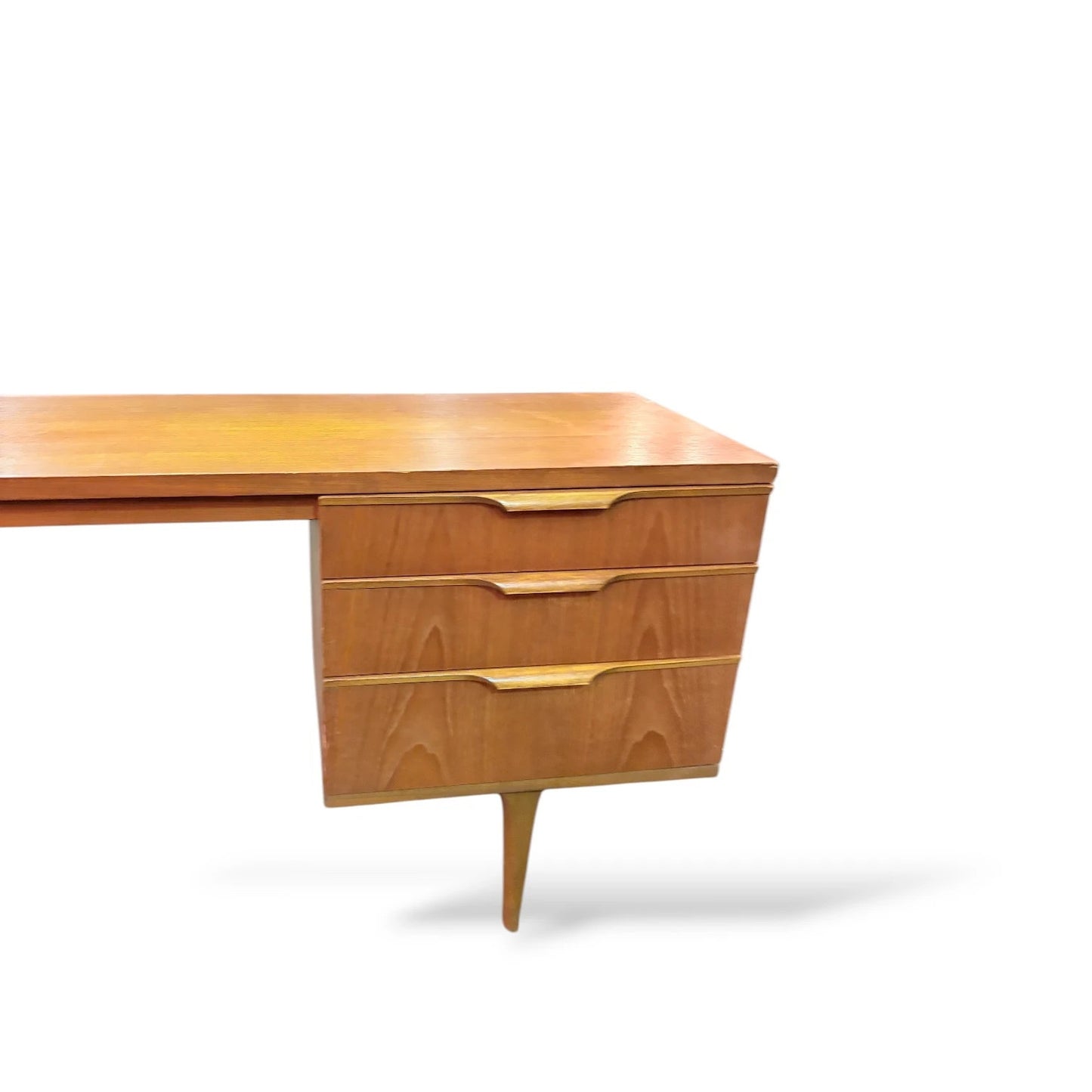 Mid Century Austinsuite Teak Desk | Vintage Dressing Table / Sideboard by Frank Guille