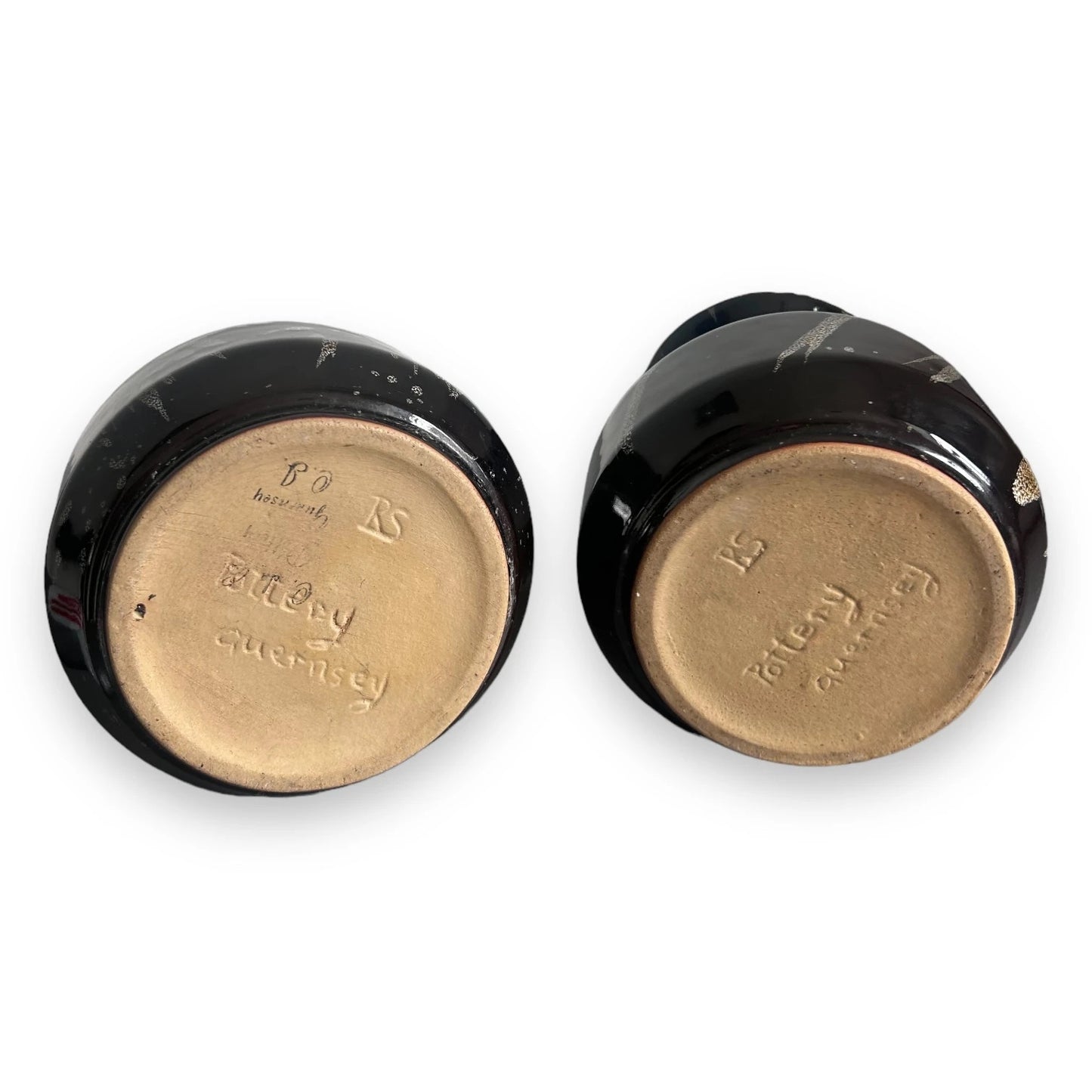 Mid Century Guernsey Pottery Pair of Vases