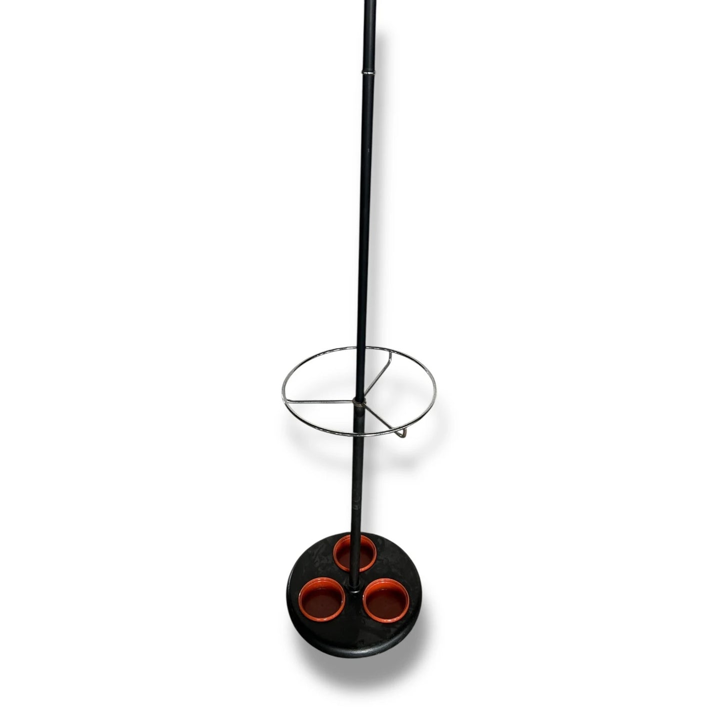 Mid Century Modern Atomic Coat Rack with Umbrella Stand – 1960s Space Age Hall Stand