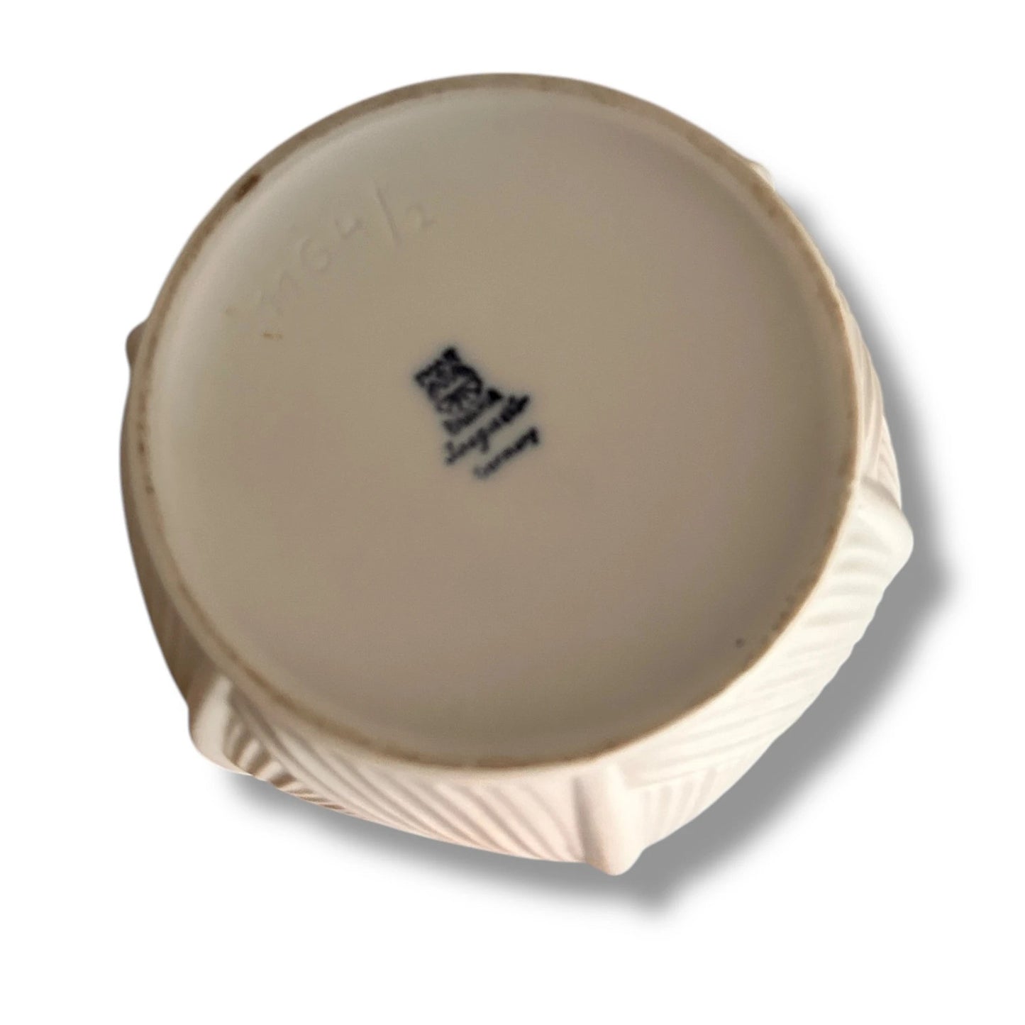 Mid Century German White Art Deco Vase