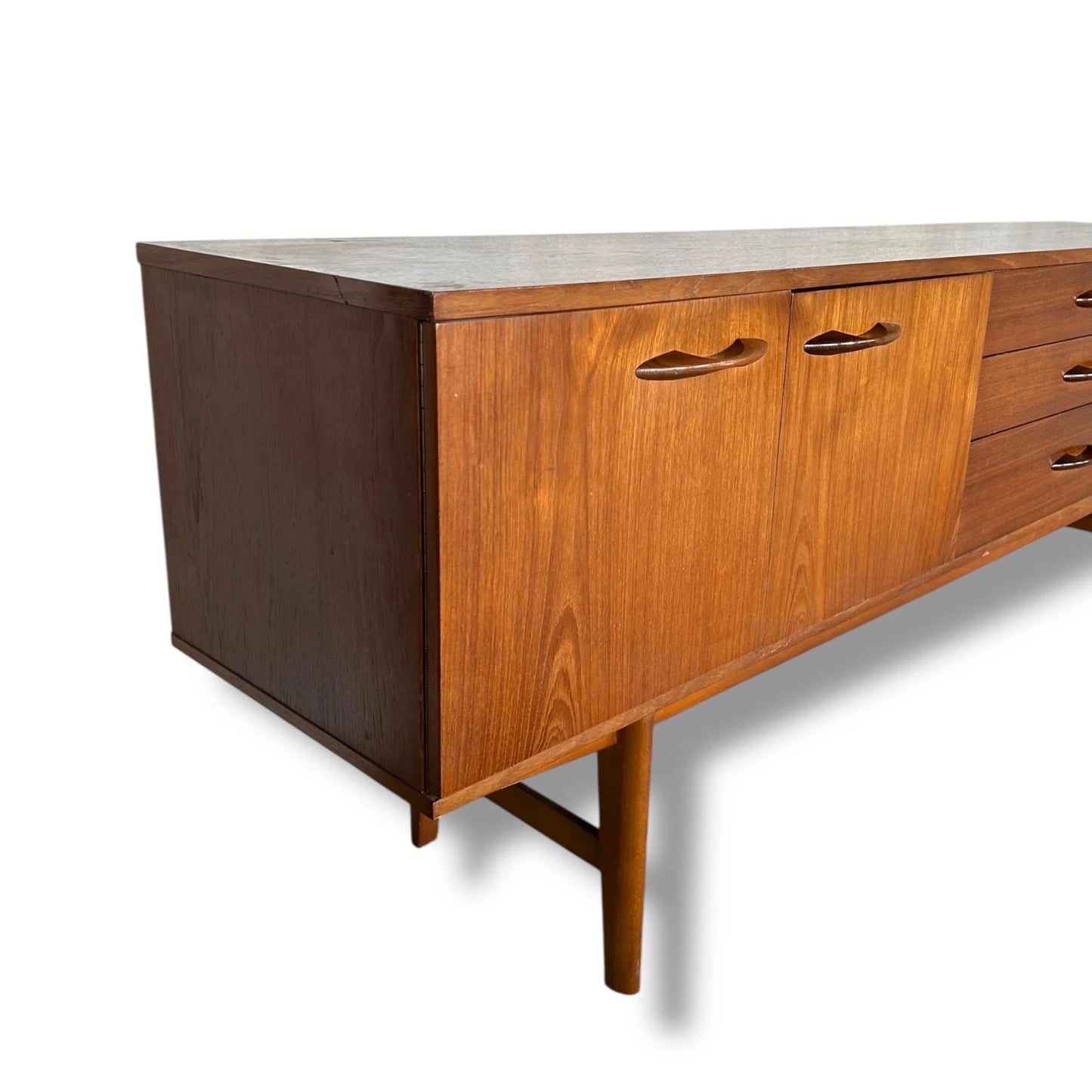 Mid Century Modern Avalon Longjohn Teak Sideboard