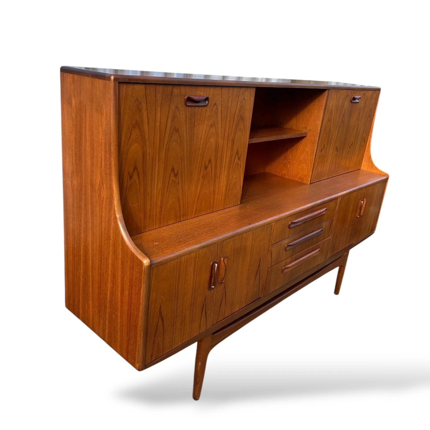 G Plan Fresco High Sideboard – Mid Century Modern Teak Cabinet