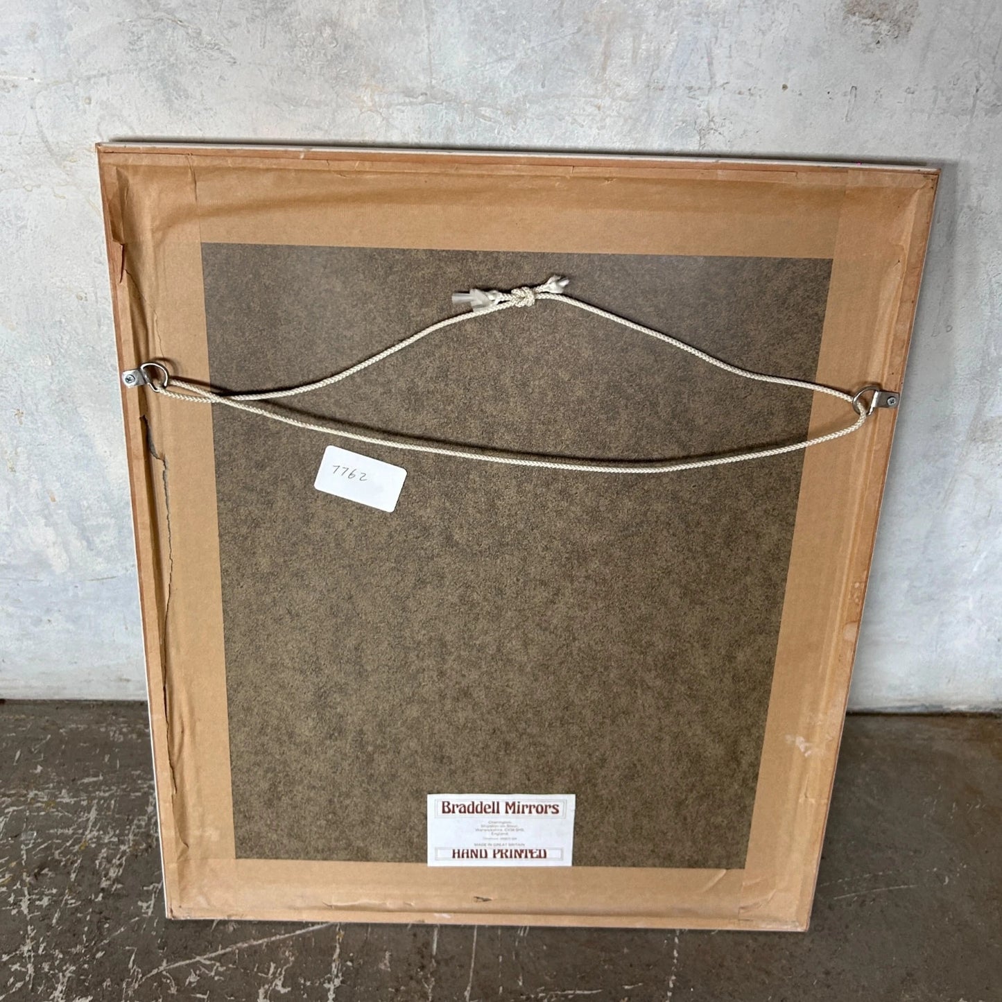 Mid Century Chic Bamboo Mirror Frame