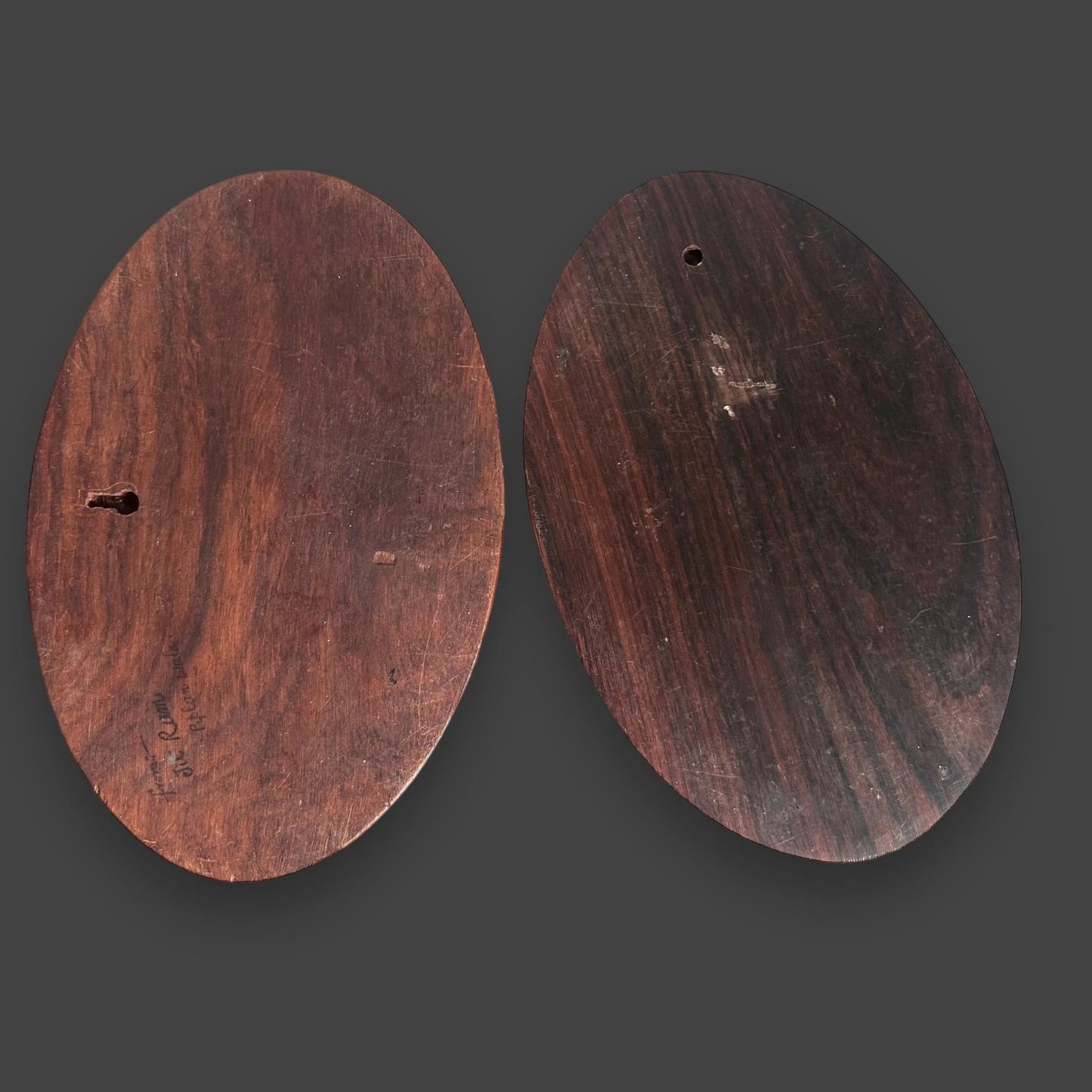 Mid Century Indian Wood Marquetry Inlay Frames