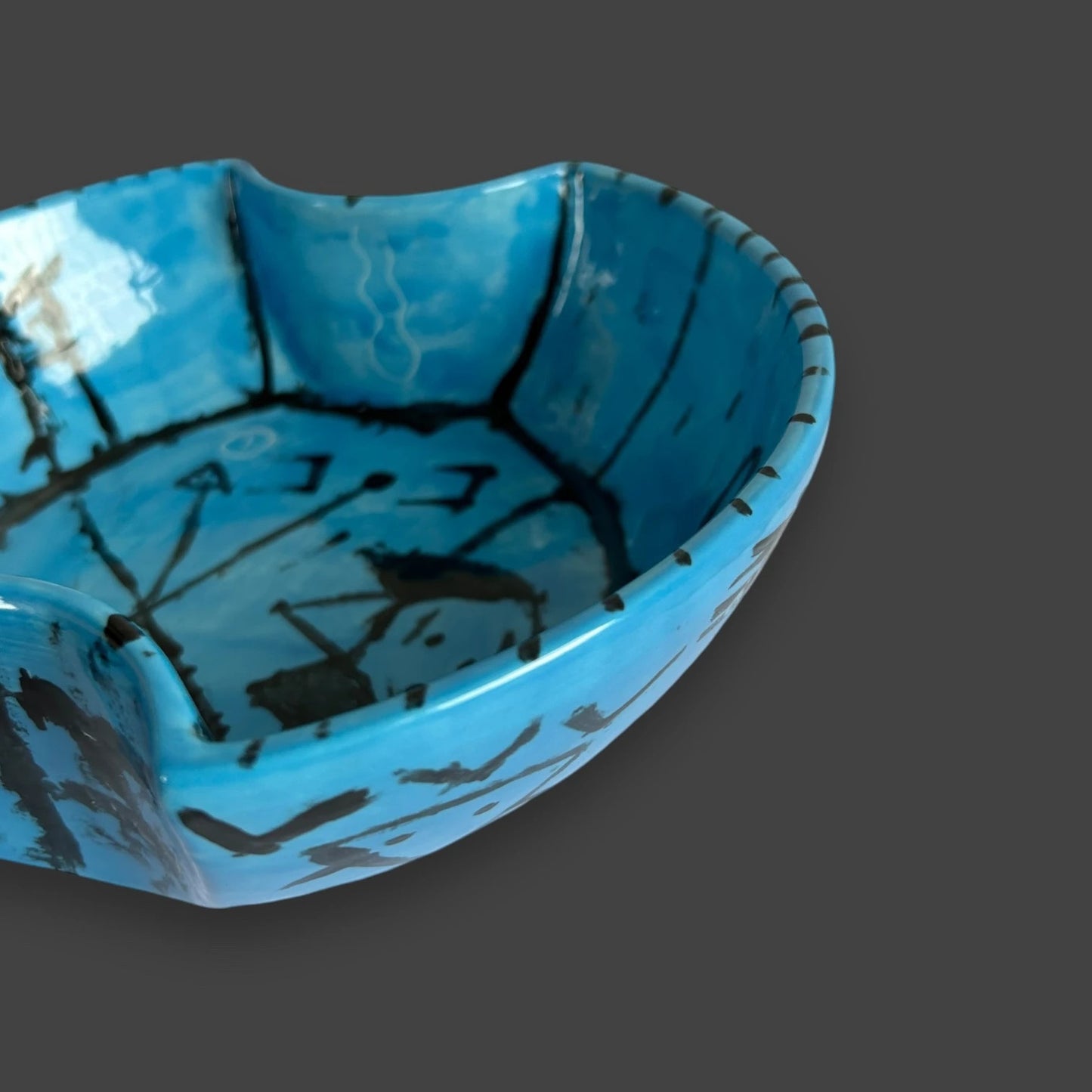 Abstract Studio Pottery Bowl