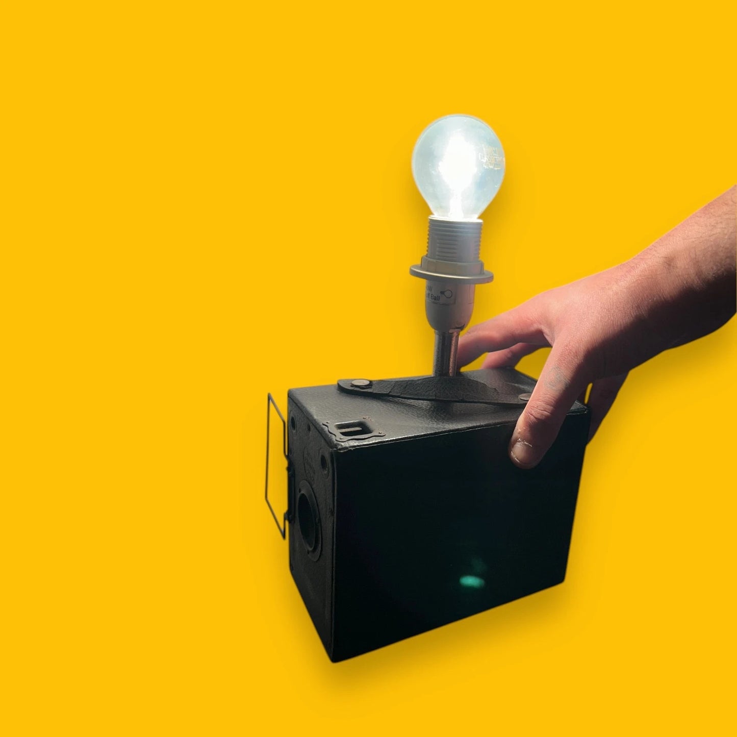 Vintage Kodak Brownie Camera Table Lamp