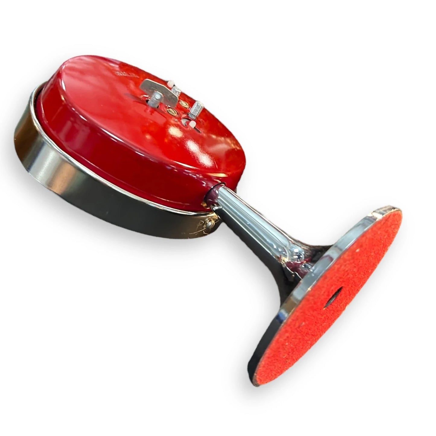 Mid Century Red Westclox Alarm Clock