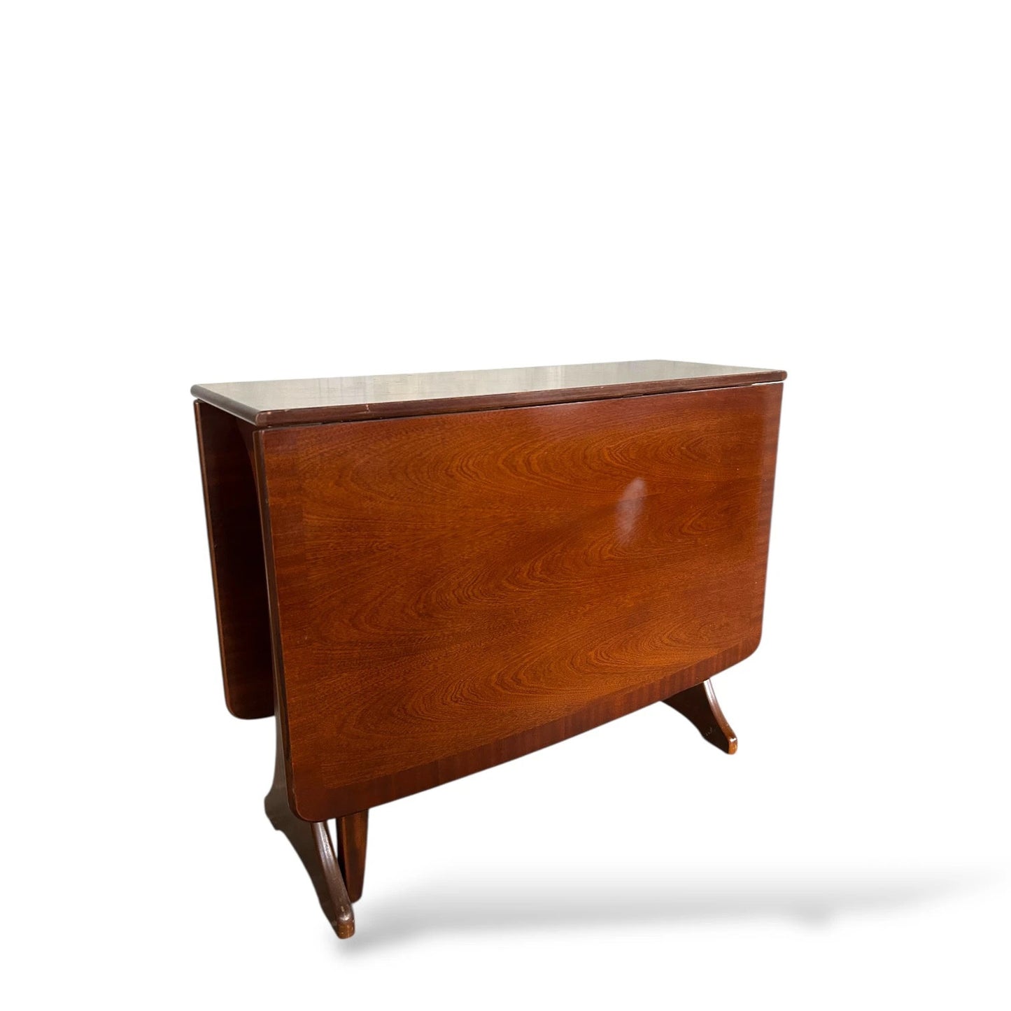 Mid Century G Plan Drop Leaf Dining Table, Teak Folding Kitchen Table