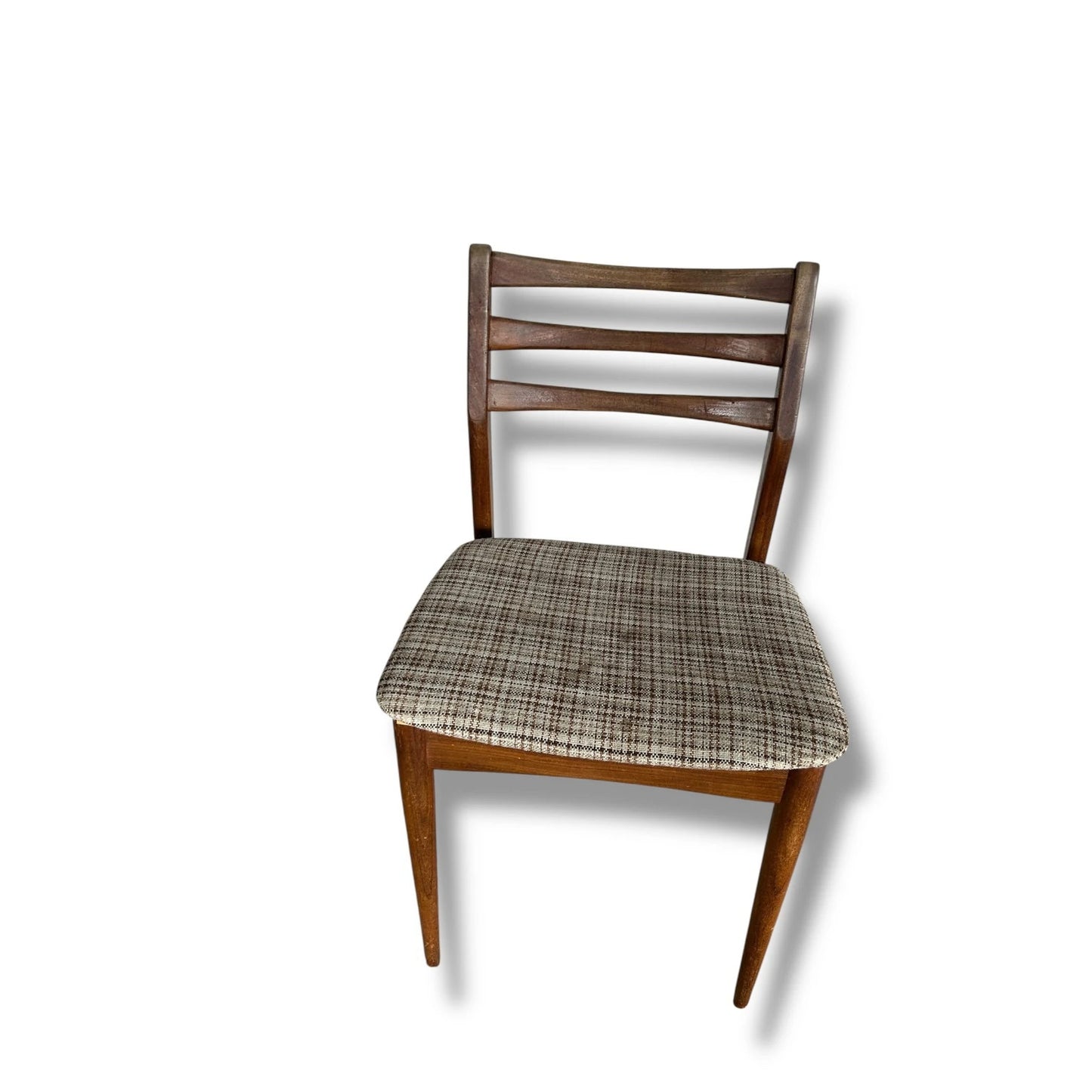 Pair of G Plan Mid Century Modern Dining Chairs – Low Back Horizontal Slat Chairs