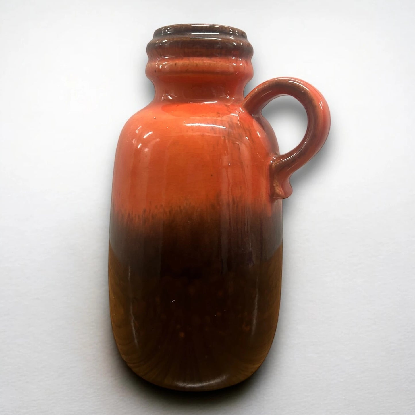 Mid Century West German Lava Pottery Jug
