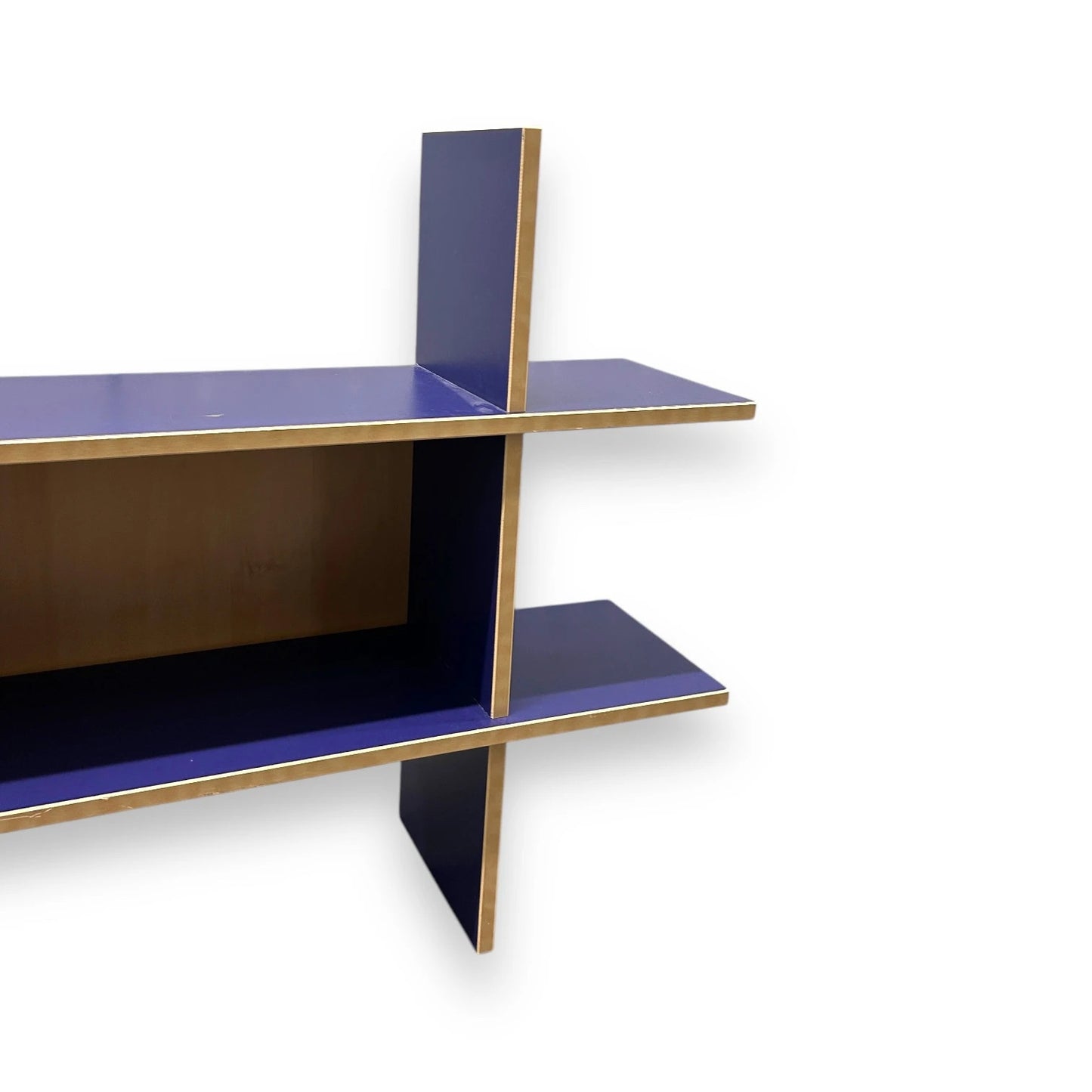 Vintage 90s IKEA Robin dark blue display shelf