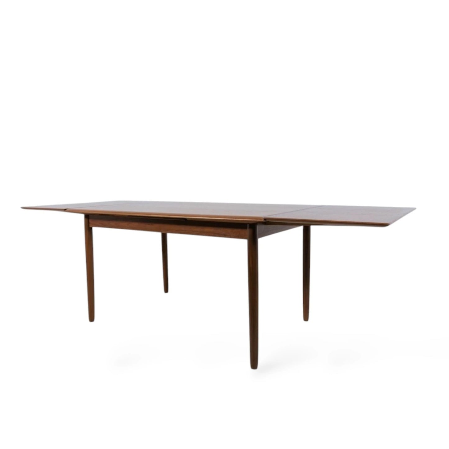 Mid Century Danish Teak Draw Leaf Dining Table | Extending Retro Table