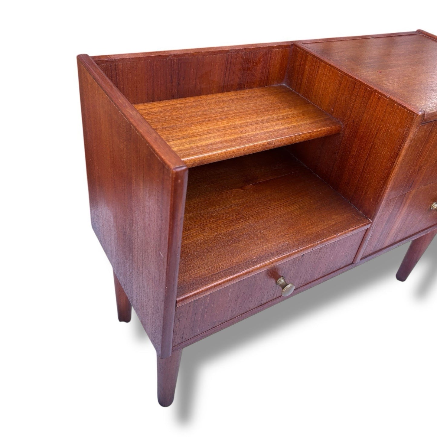 Mid Century Danish Teak Telephone Table