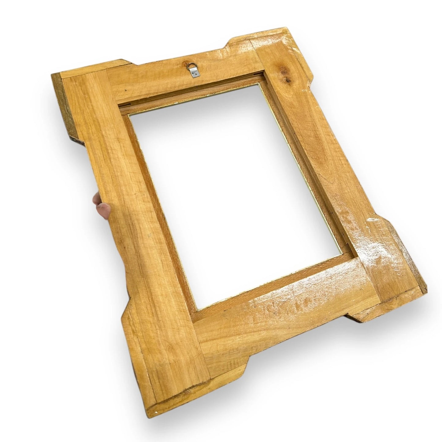 Vintage 1960s Persian Handpainted Khatam Picture Frame