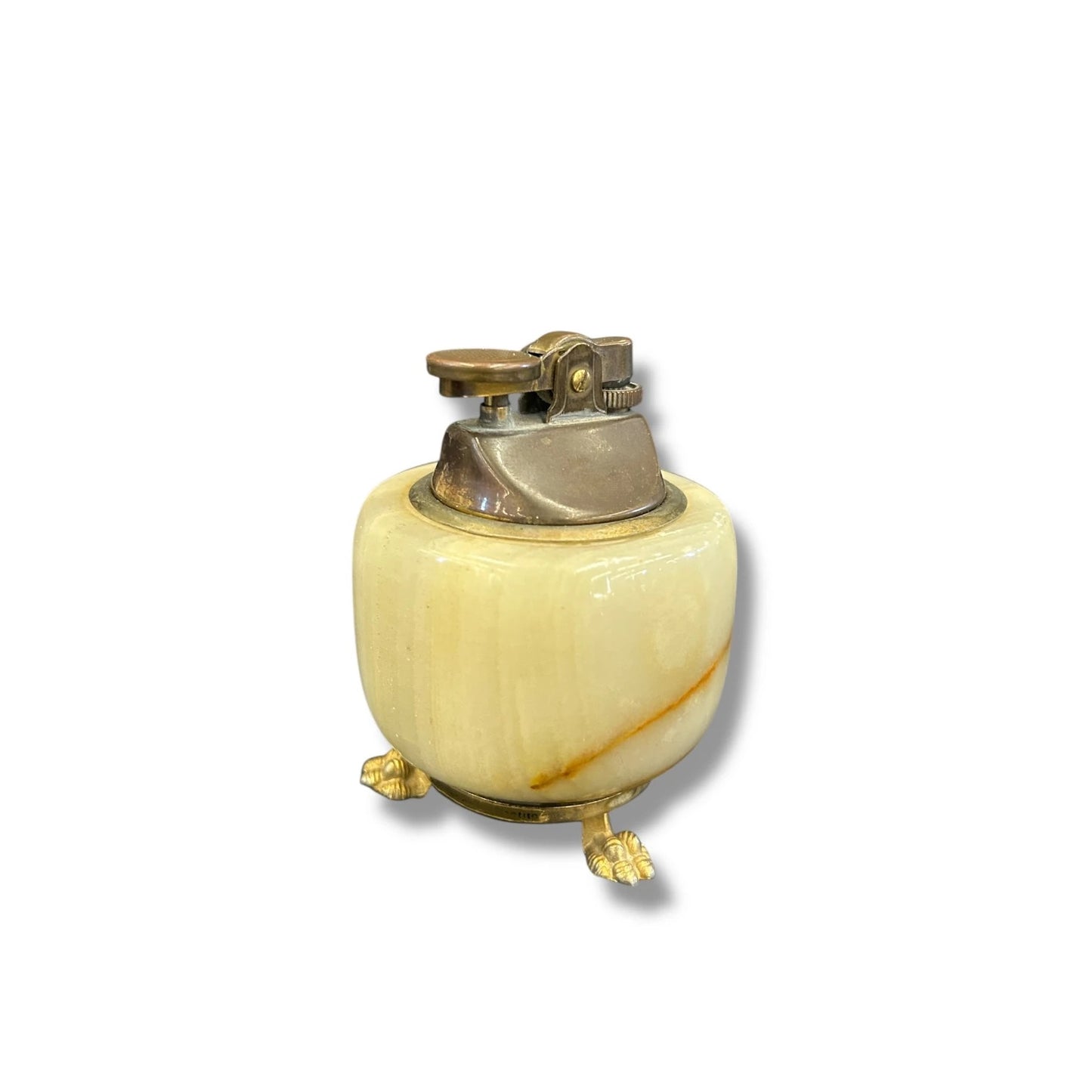 Mid Century Modern Onyx Marble Tabletop Lighter