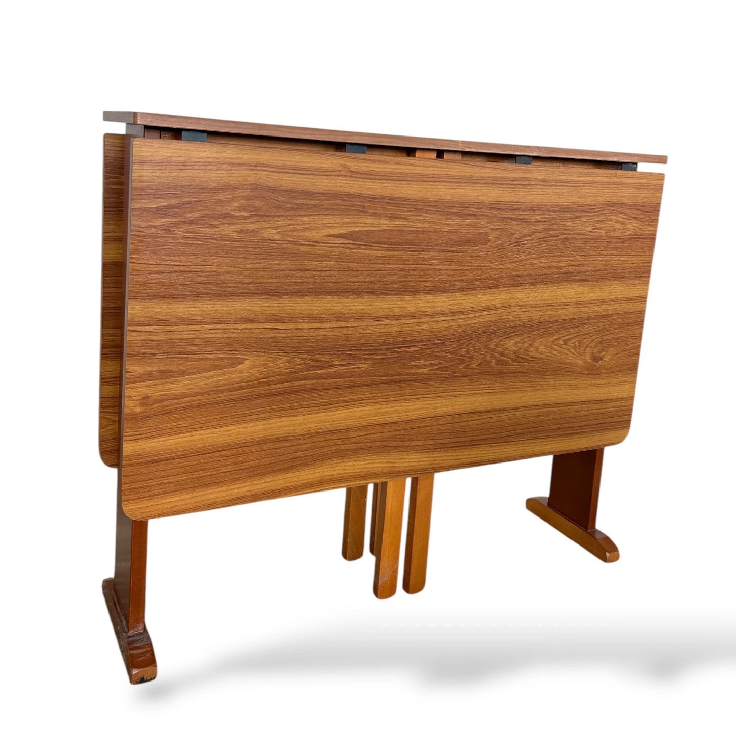 Mid Century Drop Leaf Dining Table – Extendable Wooden Kitchen Table