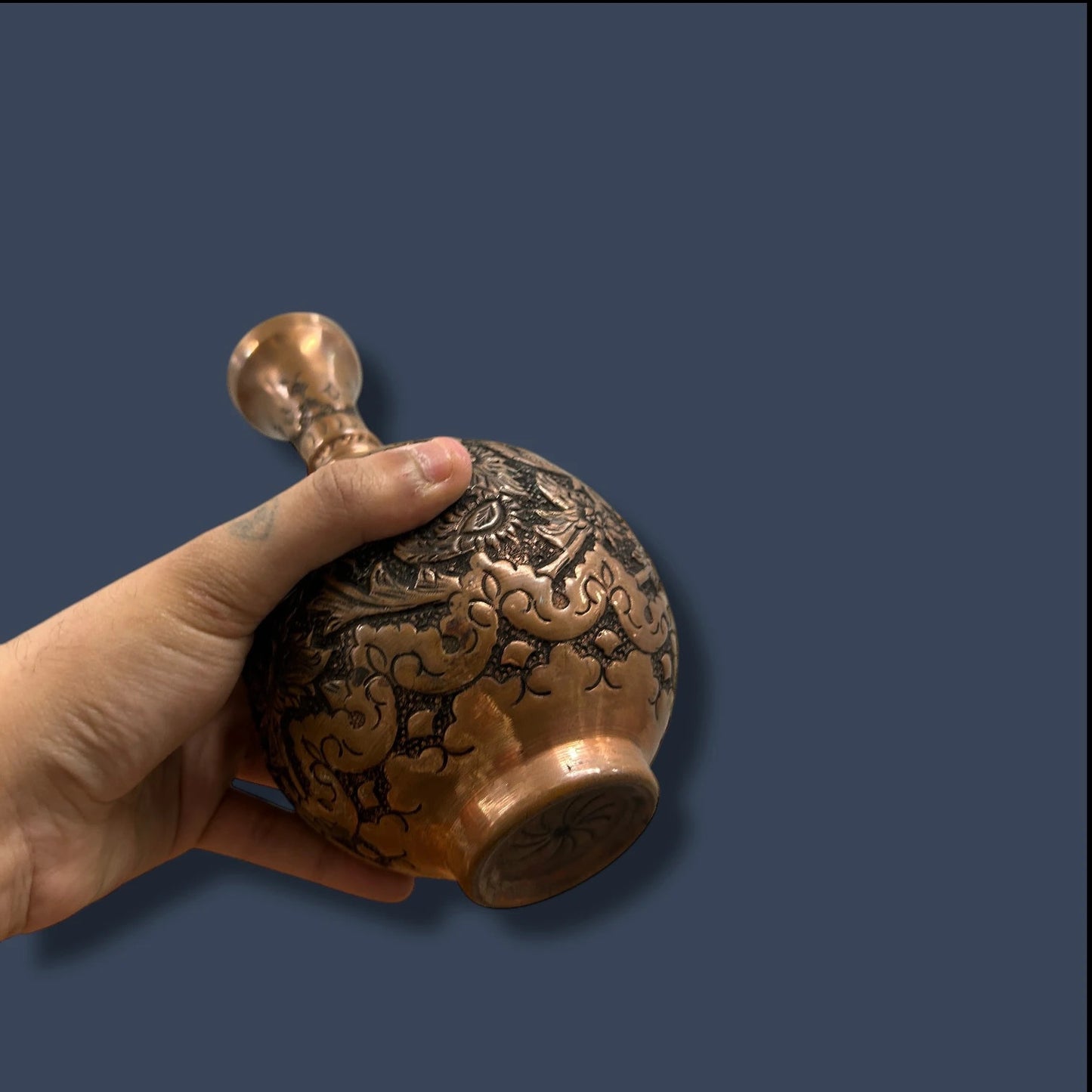 Mid Century Persian Copper Vase