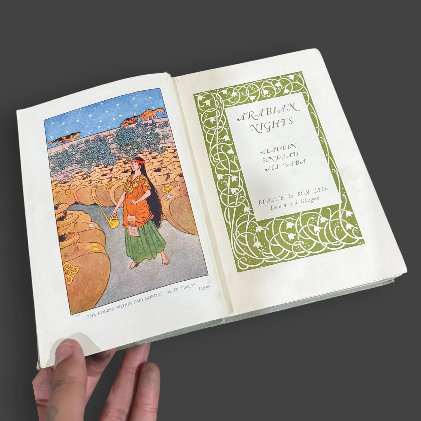 1930s Edition Arabian Nights Book