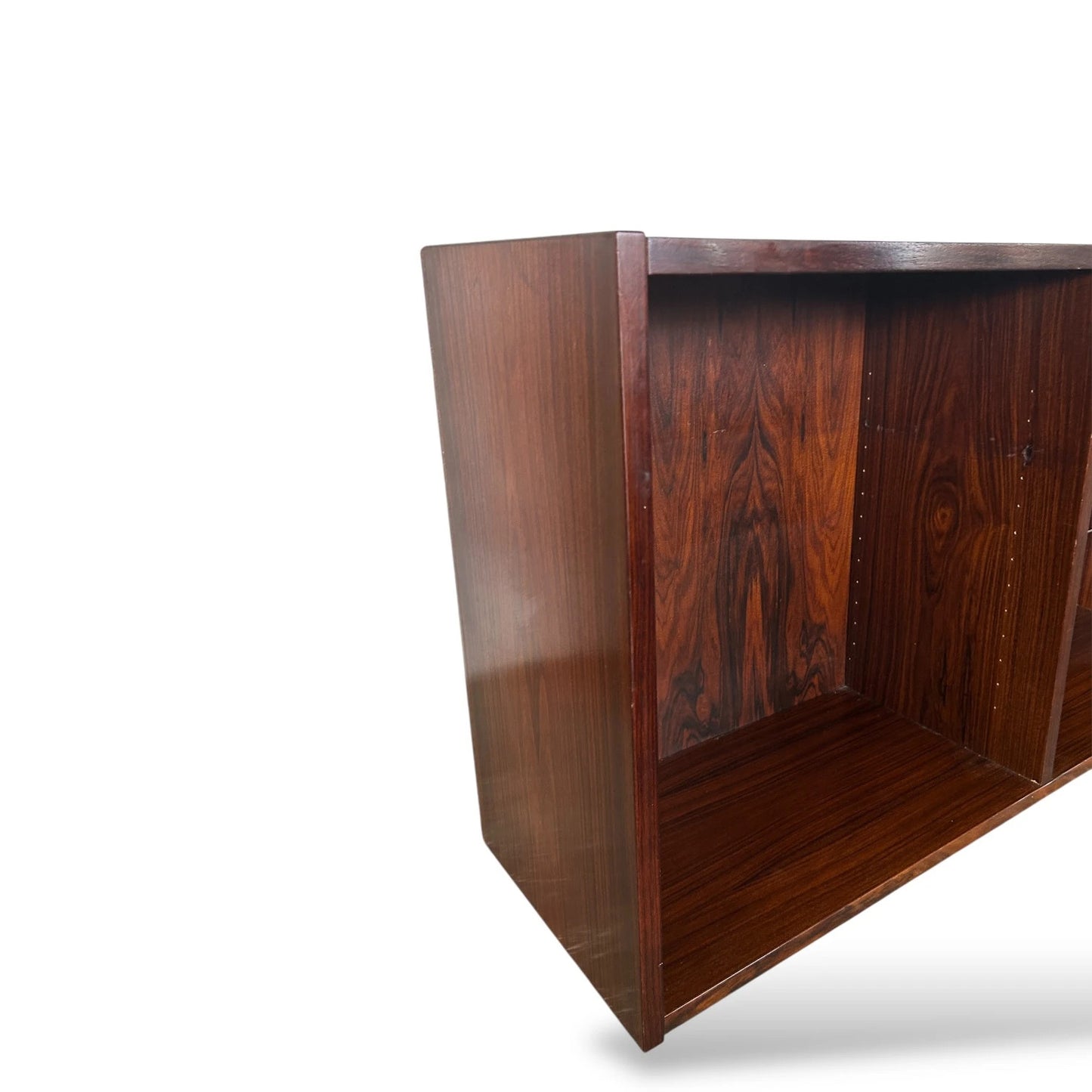 Poul Hundevad Rosewood Display Unit – Danish Mid Century Modern Bookcase Shelving 1960s