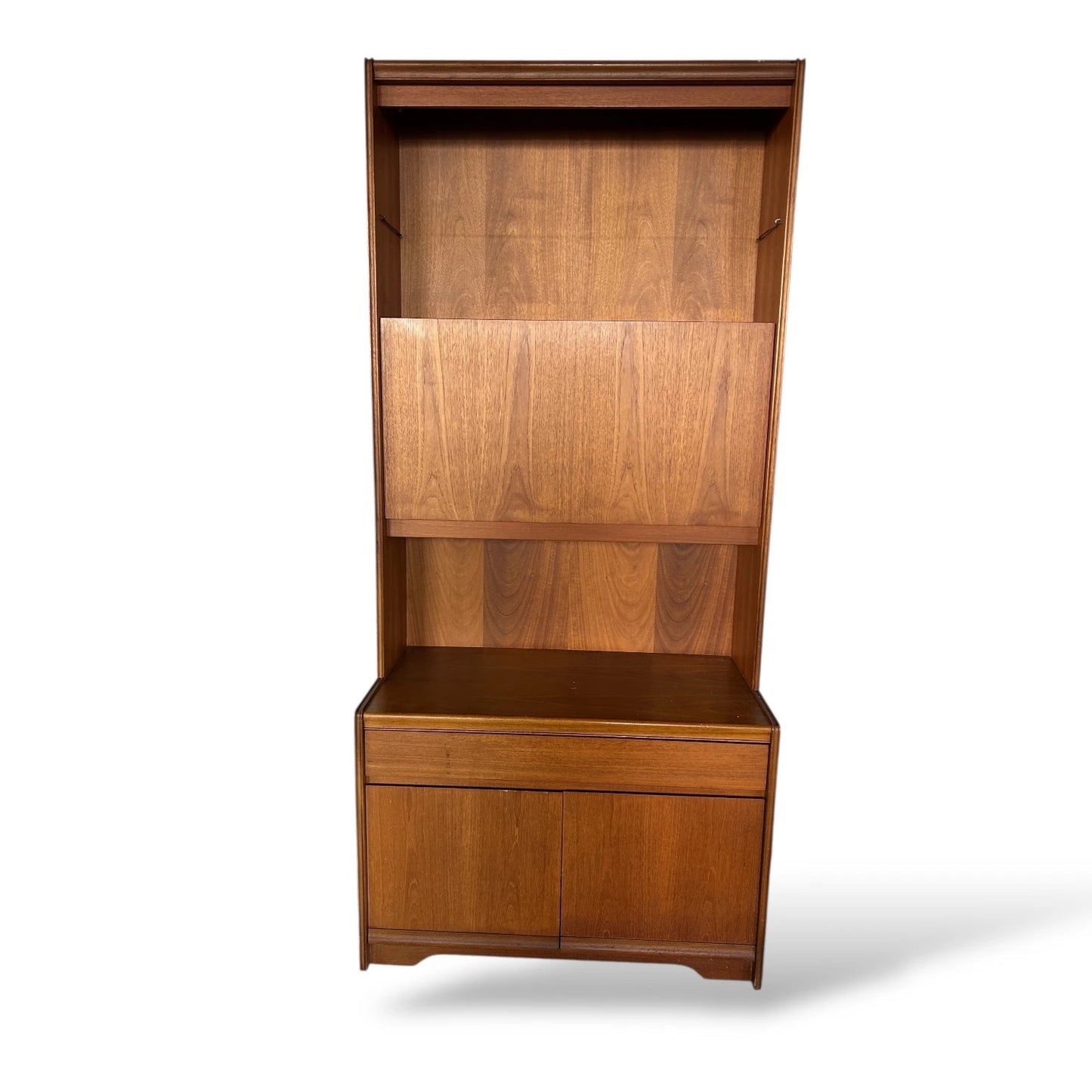 Mid Century William Lawrence Highboard – Teak Display Cabinet Sideboard