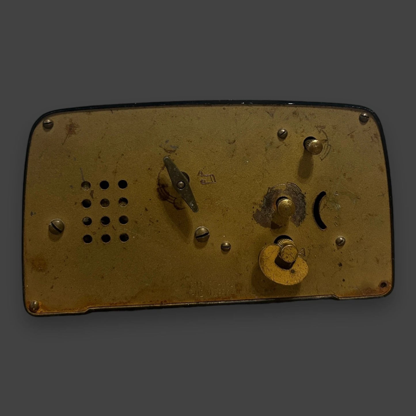 Vintage 1950s German Music Alarm Clock