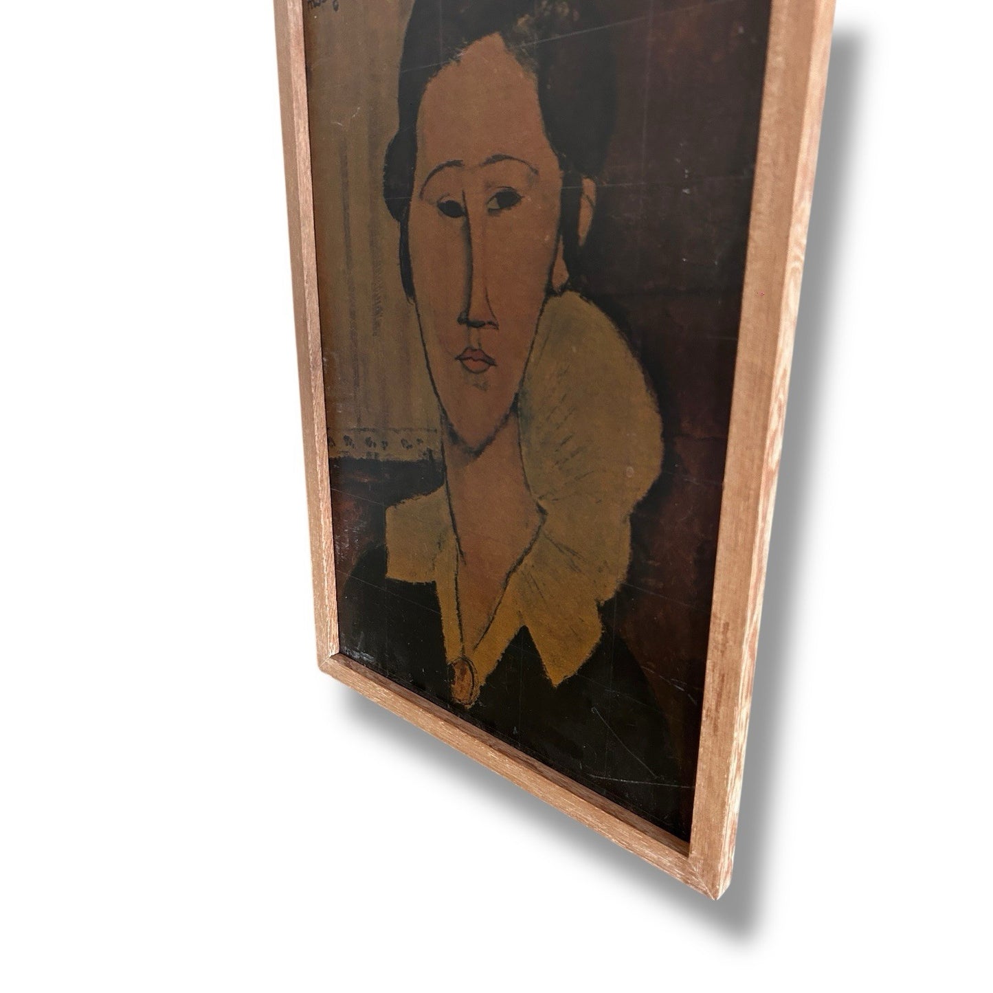 Vintage Portrait of Anna Zborowska Amedeo Modigliani Framed Print