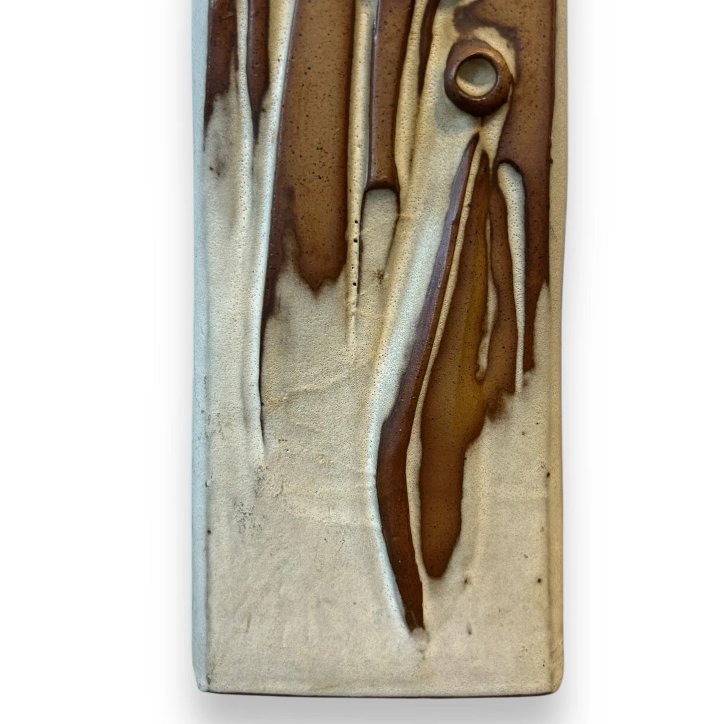 Mid Century Shelf Pottery Brutalist Vase