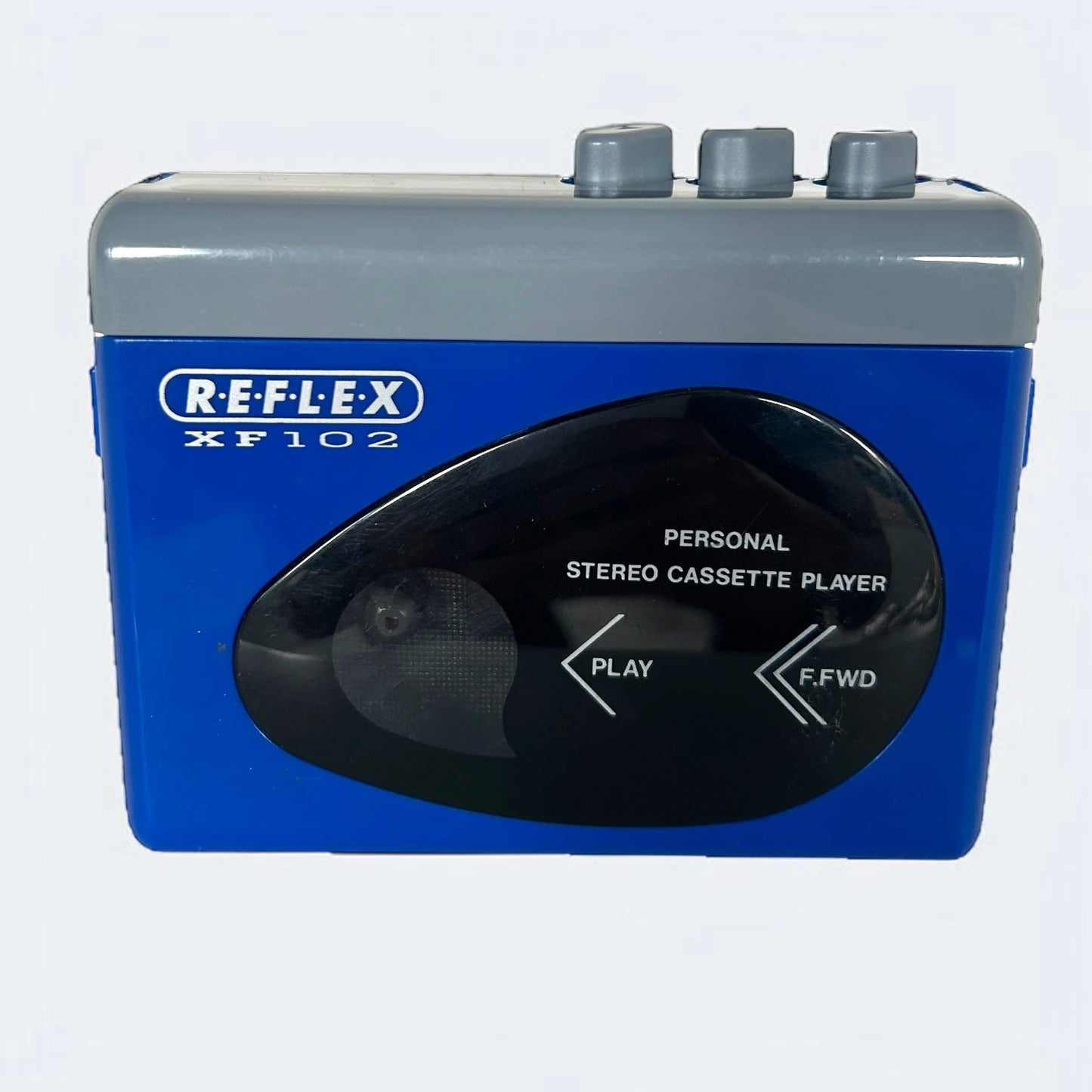 Vintage 90s Blue Cassette Tape Player Walkman