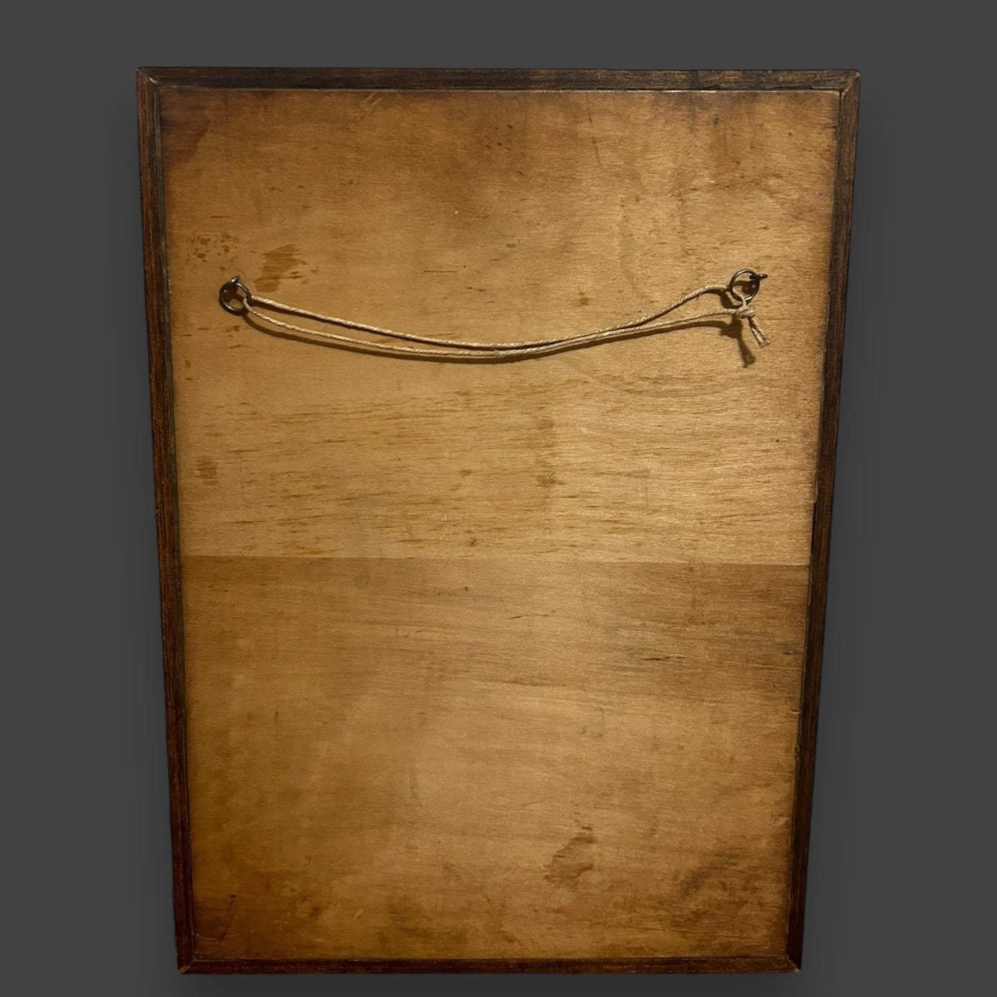 Vintage 1970s Italian Inlaid Wood Marquetry Picture Frame