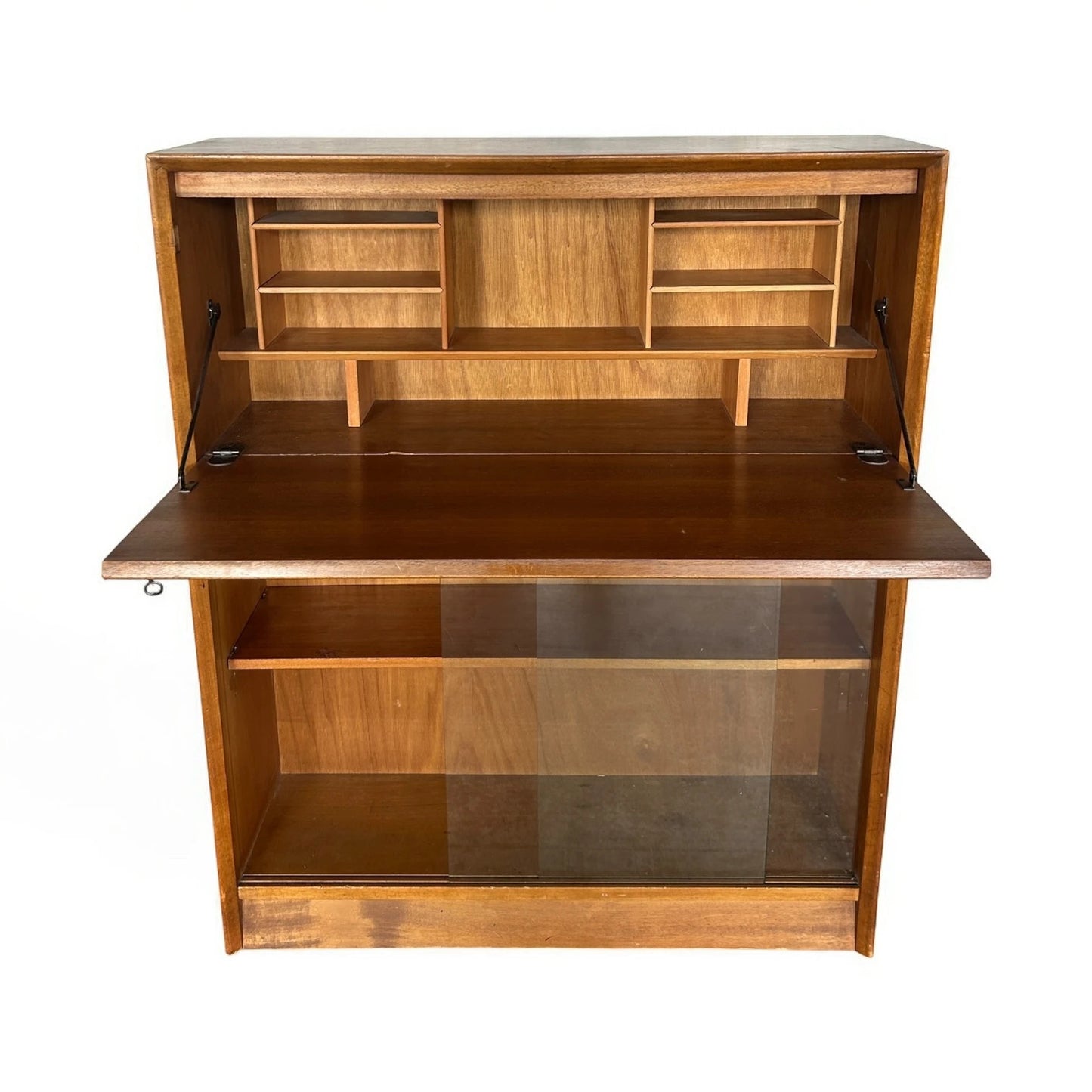 Mid Century Modern Herbert Gibbs Bookcase Bureau Cabinet