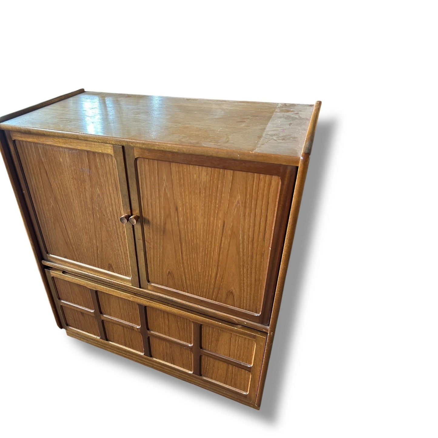 Mid Century Modern Nathan Furniture Media Cabinet