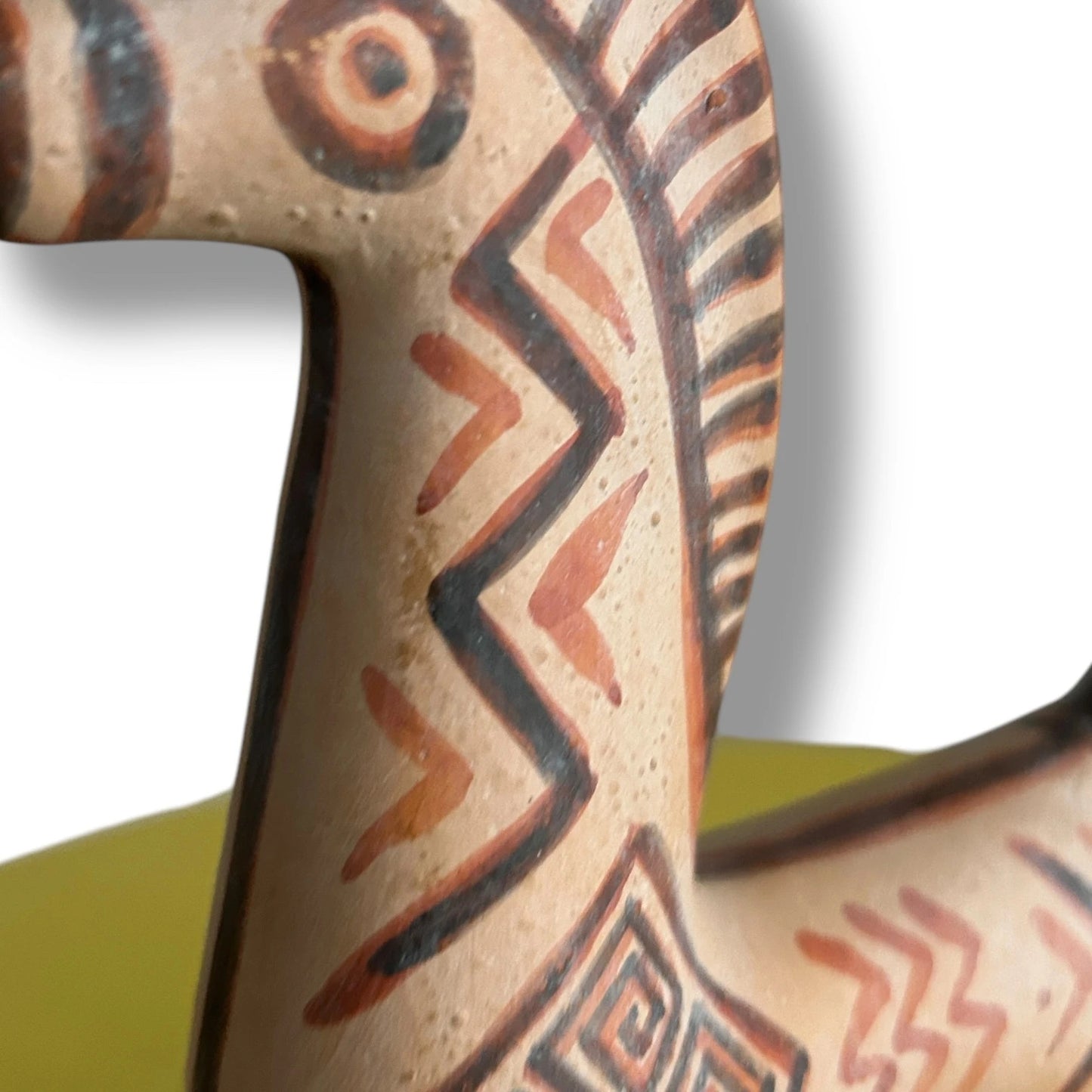 Vintage Greek Horse Ceramic Sculpture