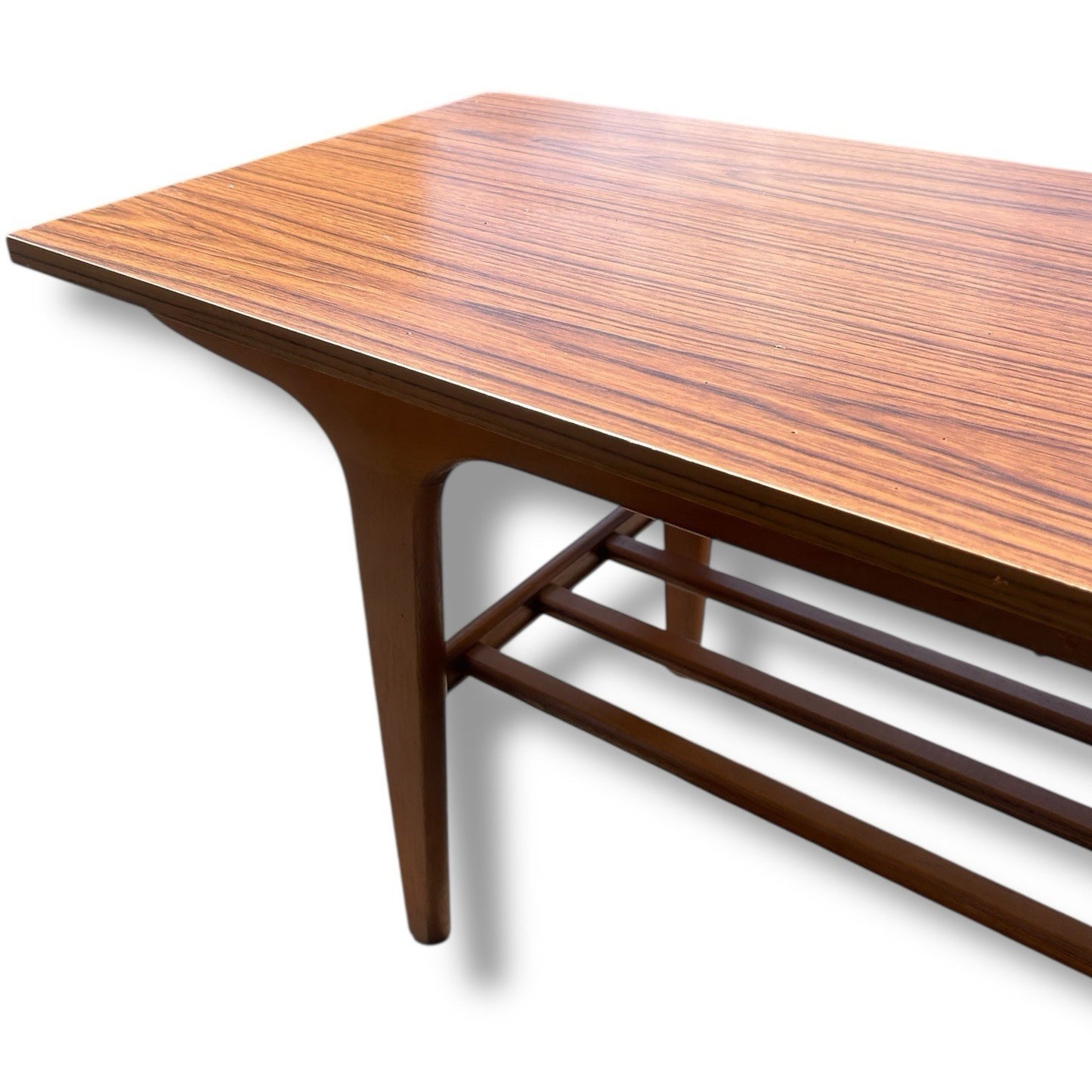 Mid Century Teak Formica Coffee Table