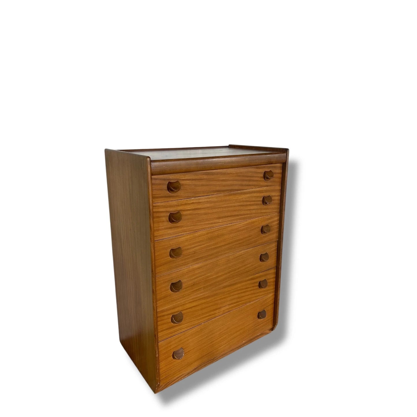Mid Century Modern Tallboy Chest of Drawers by White & Newton
