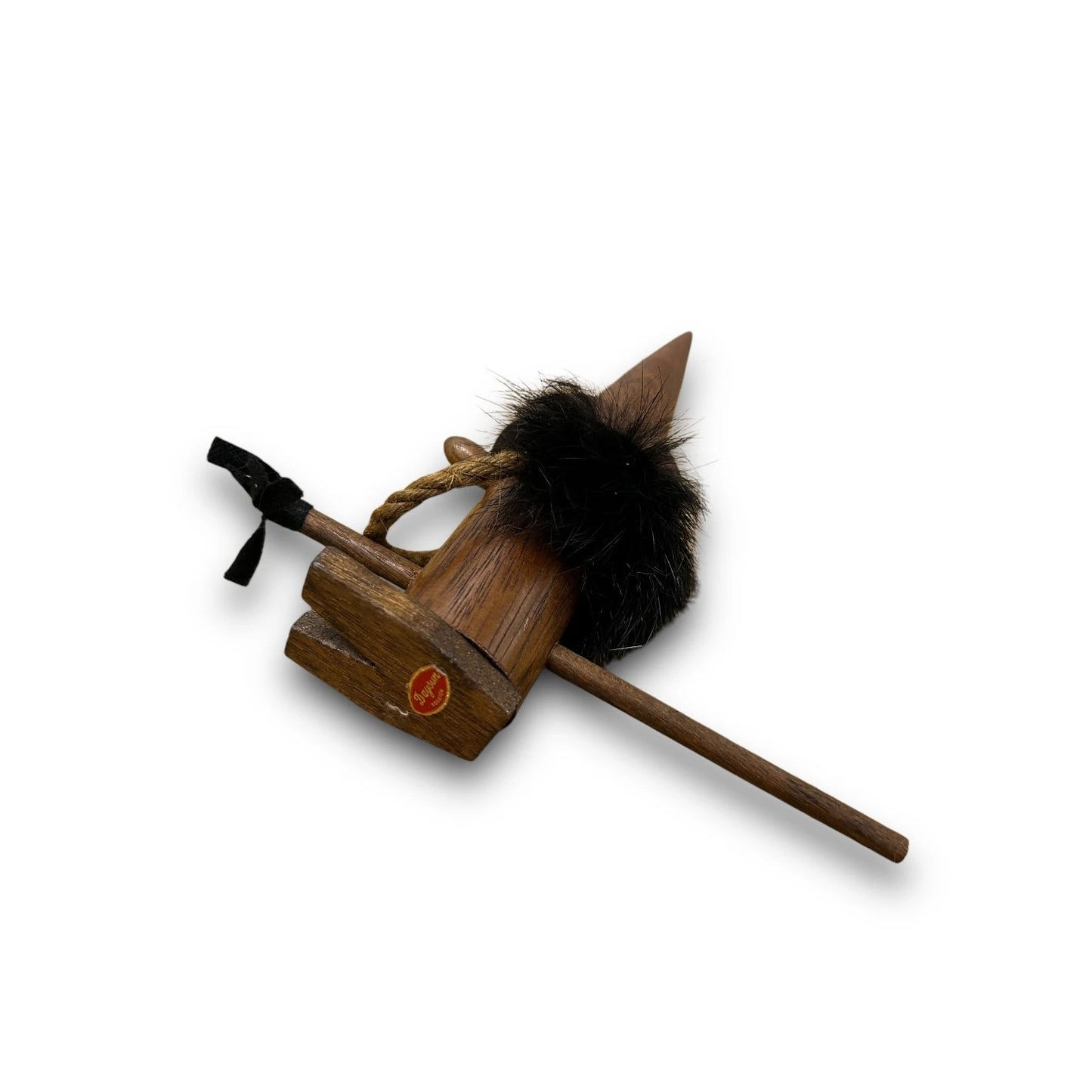 Mid Century Japanese Wood Witch Gonk
