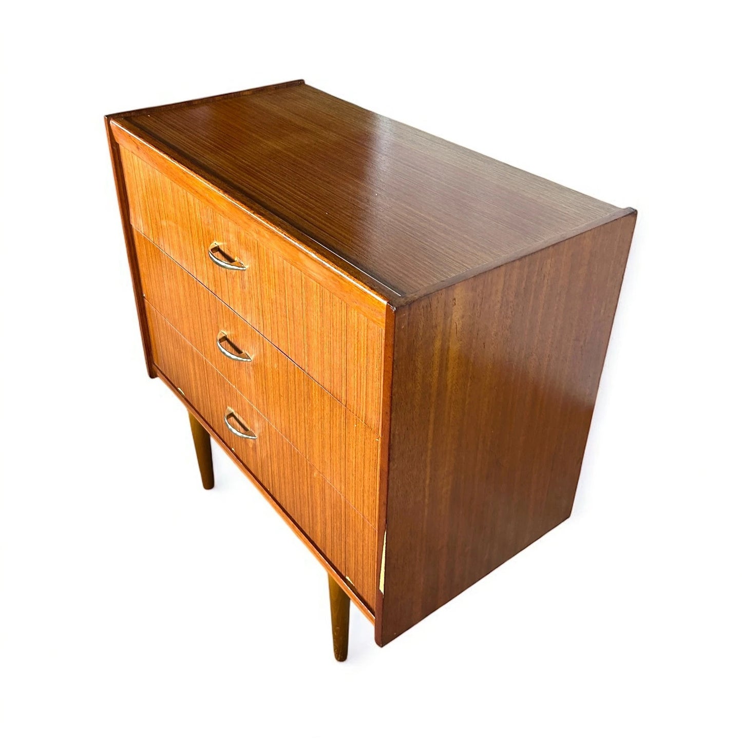 Mid Century Modern Teak Wood Chest of Drawers