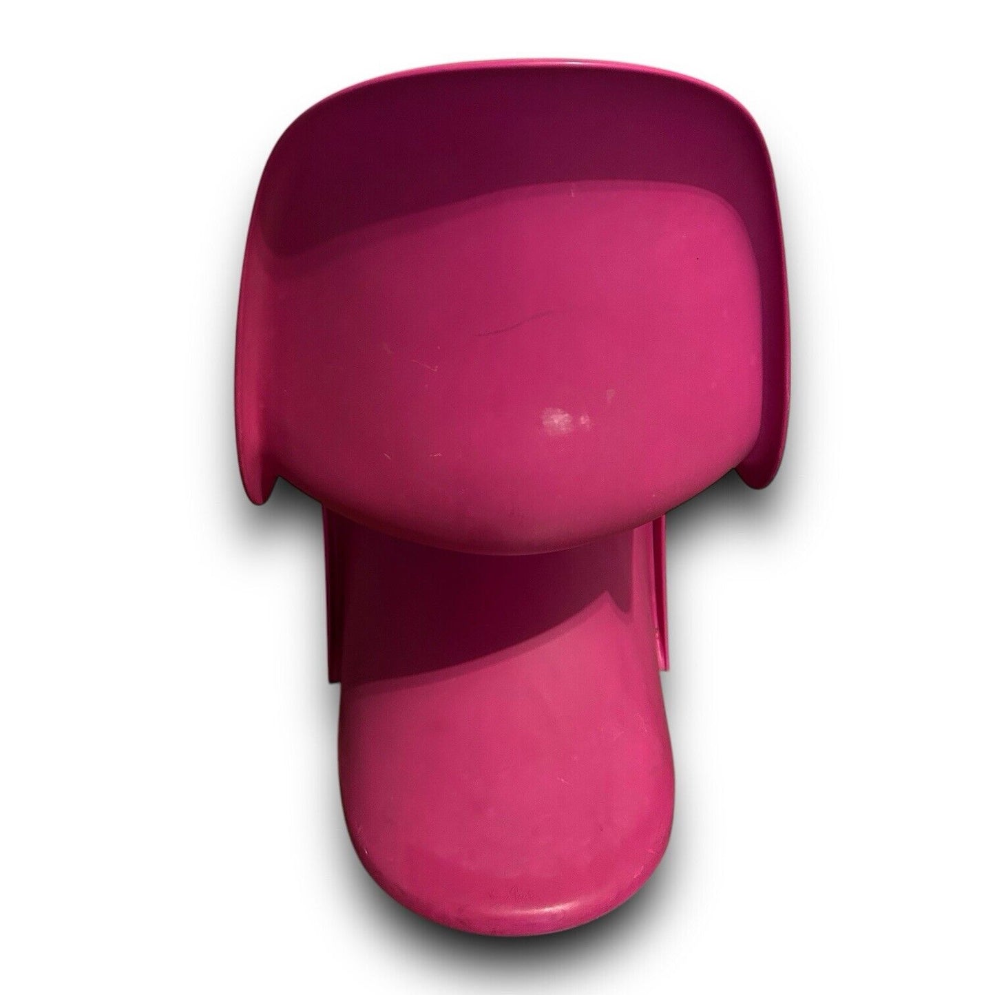 vintage vitra verner panton hot pink chair
