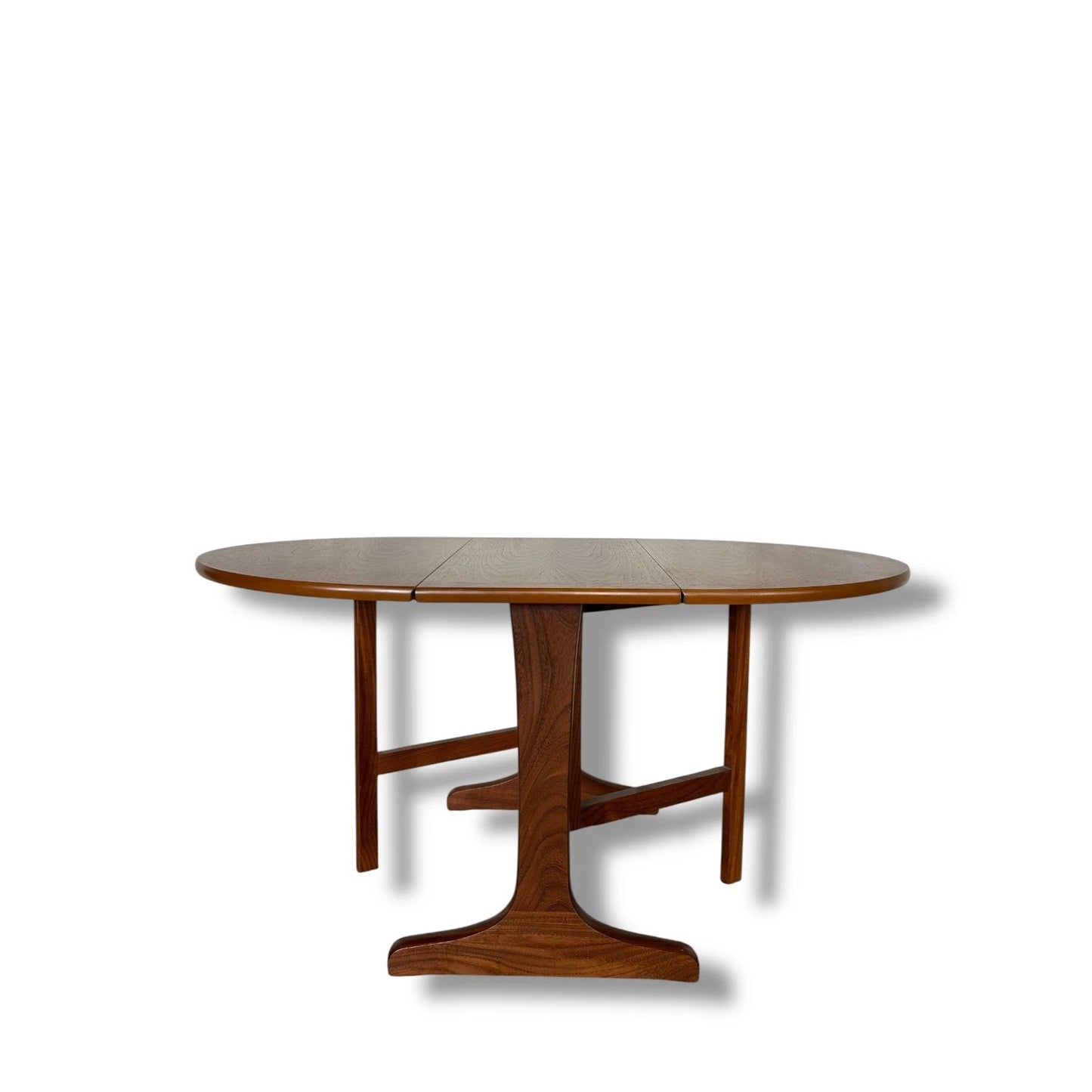 Mid Century Modern Nathan Teak Small Drop Leaf Table