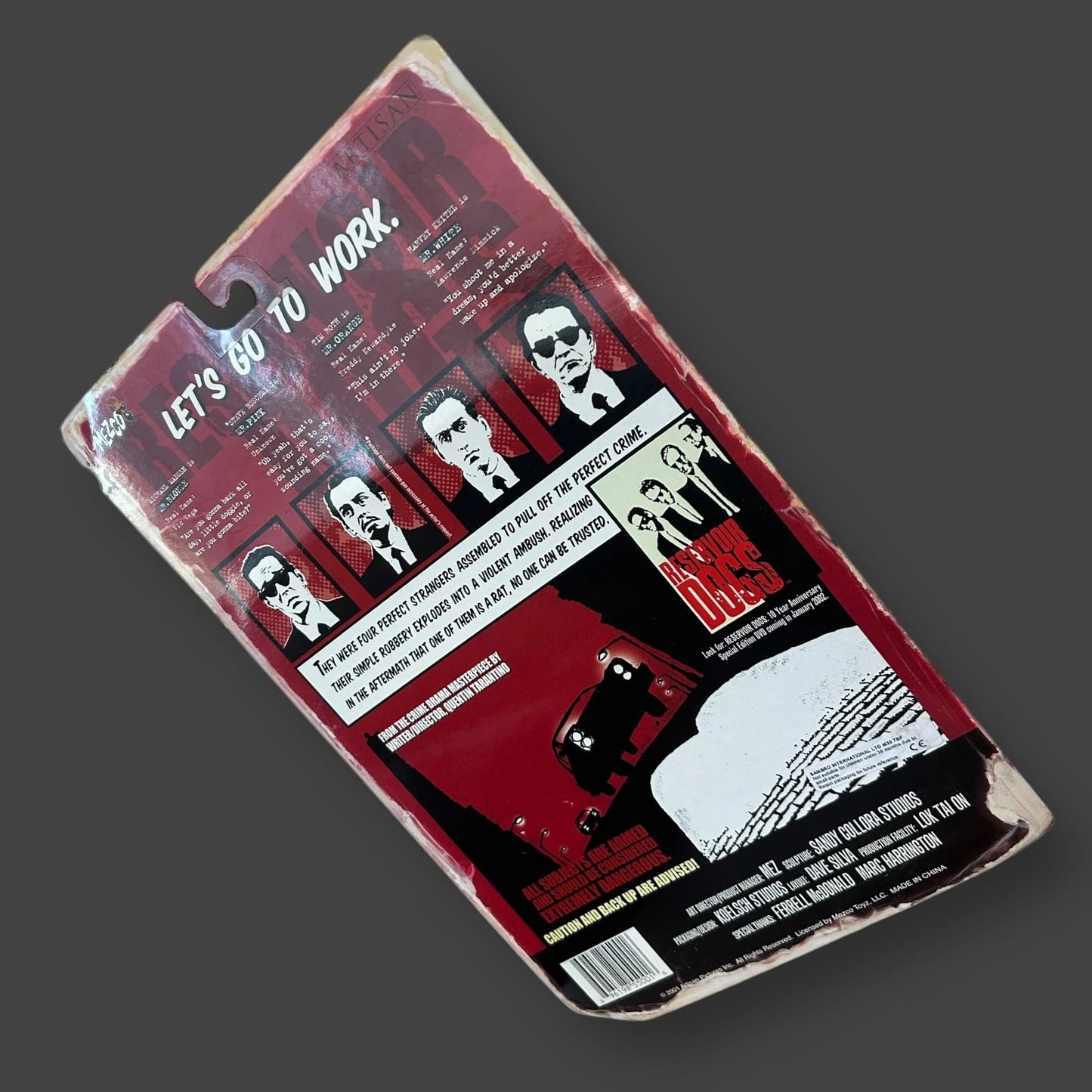 Vintage 2001 Reservoir Dogs Mr Pink Figure