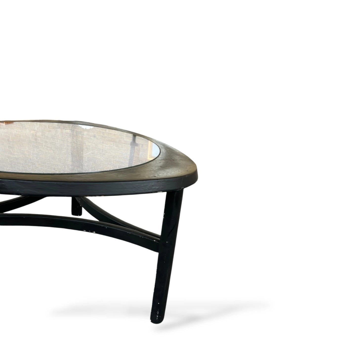 G Plan Triangular Coffee Table with Glass Insert – Mid-Century Modern