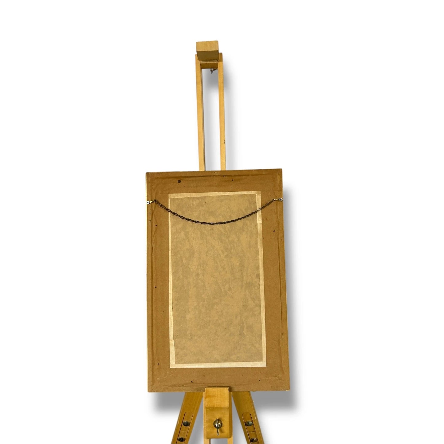 Mid Century Indian Wood Marquetry Picture Frame