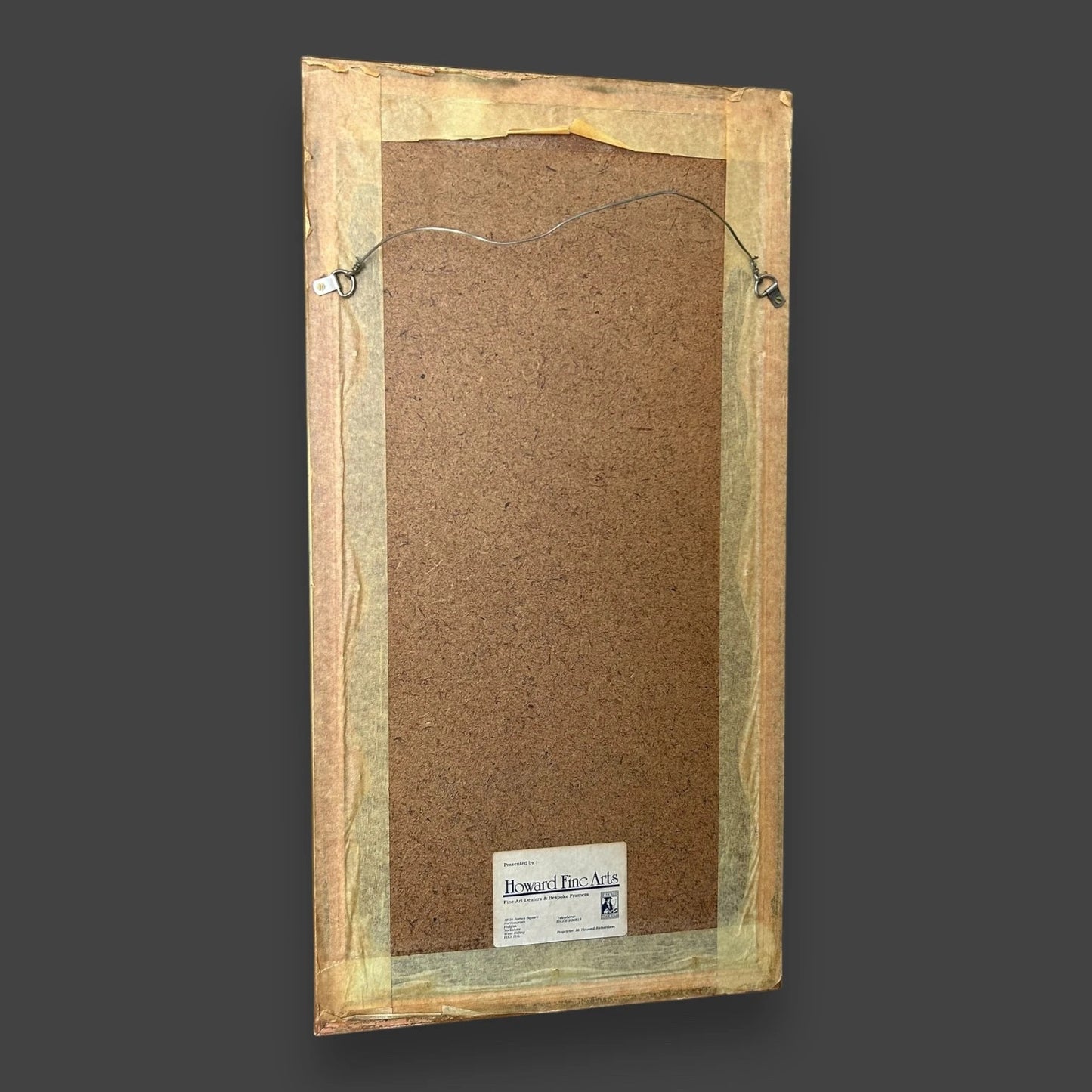 Vintage 1970s Chinese Silk Embroidered Tapestry Frame