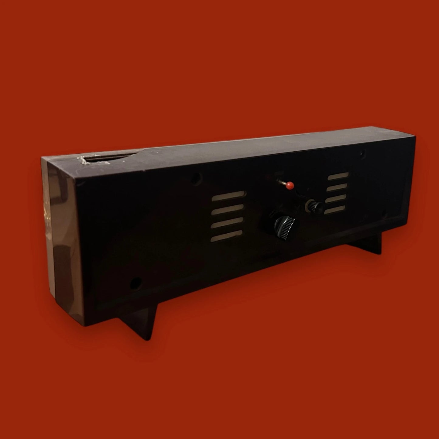 Mid Century Brown Rhythm Japanese Clock