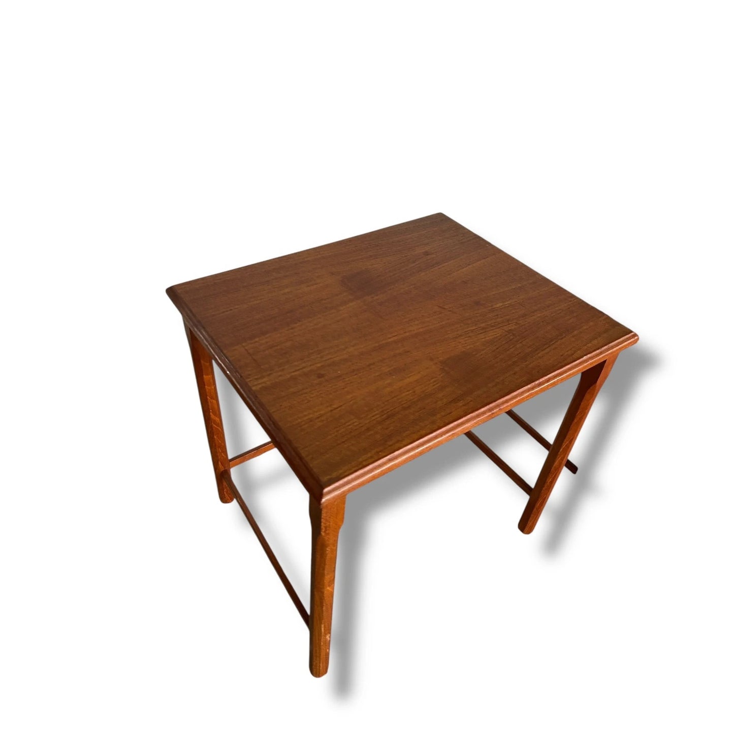 Pair of Vintage Nesting Bedside Tables – Mid-Century Teak Side Tables