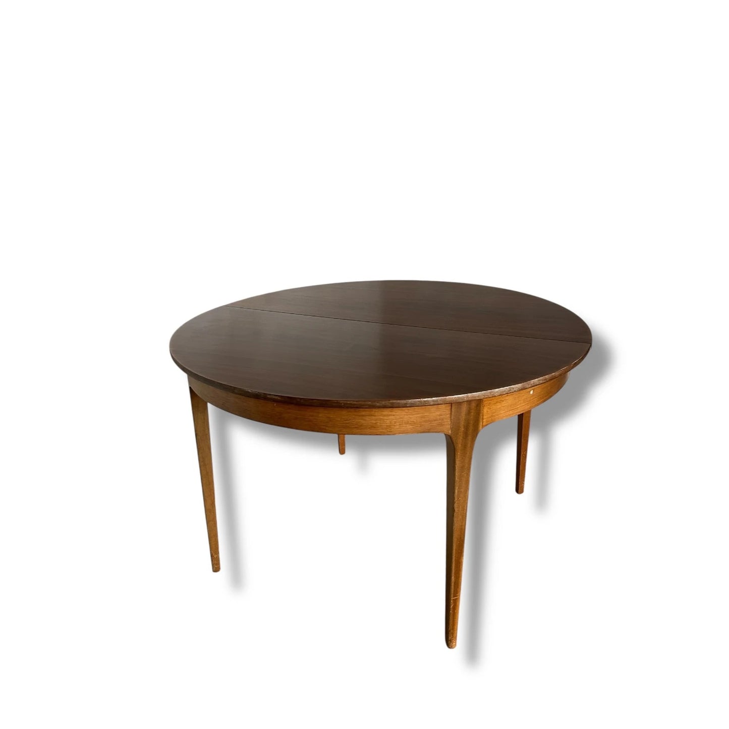 Mid Century Modern Nathan Round Extending Dining Table | Vintage Teak Table 1960s