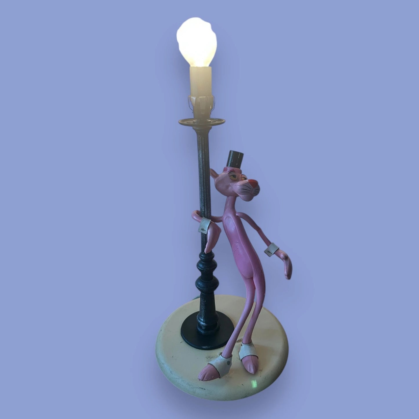 Vintage 1970s Pink Panther Table Lamp